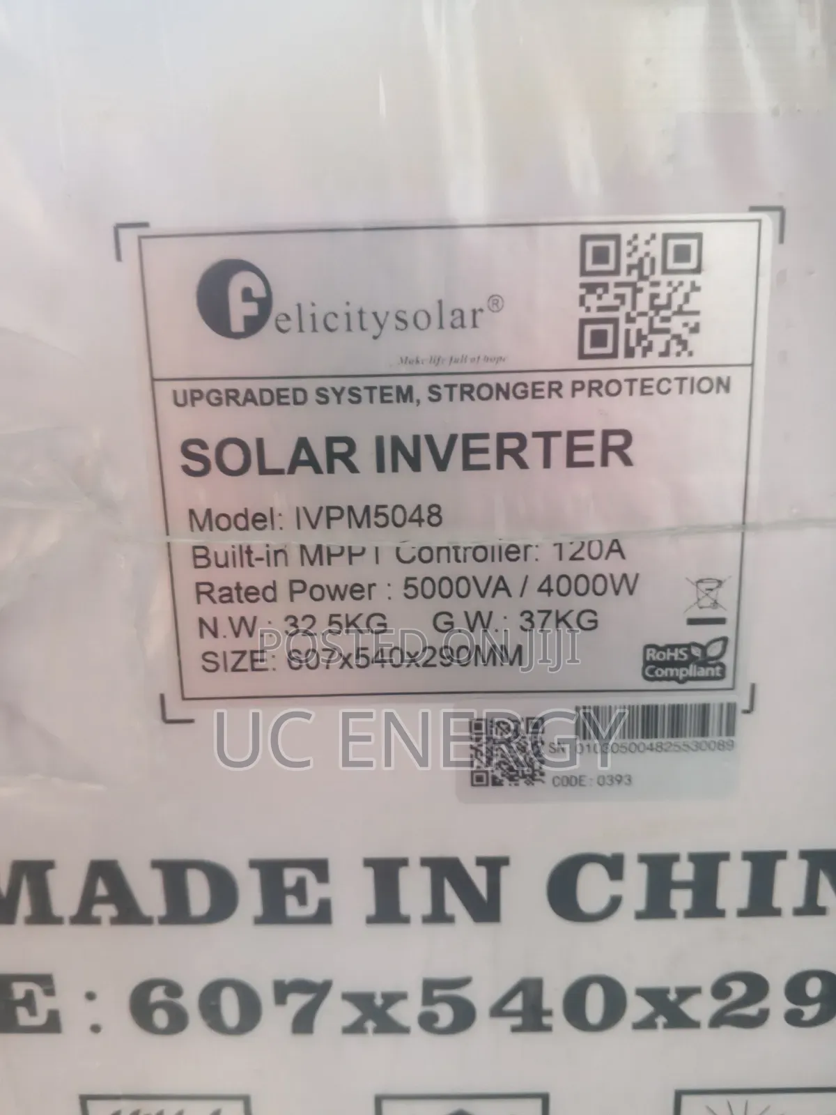 5kva Felicity Hybrid Inverter 48 Volts