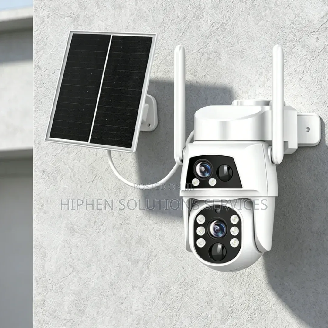 Solar Camera Dual Lens Security Company Nigeria