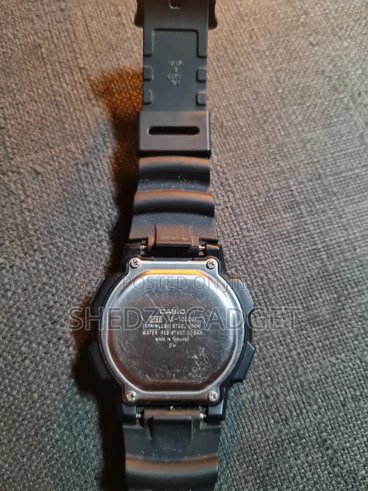Casio Ae-1000w-1av World Time Silver Digital Watch