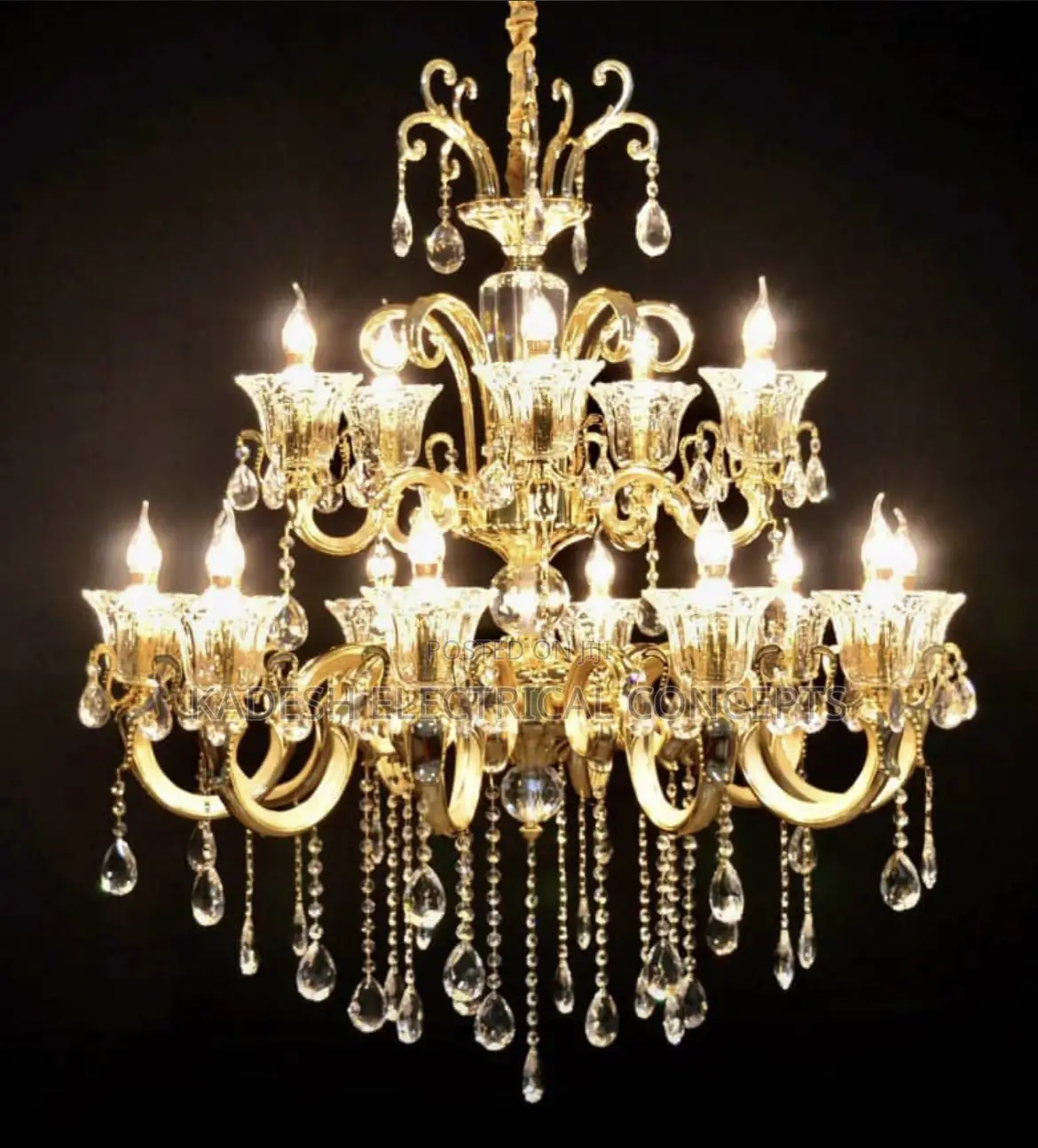 Crystal Chandelier Living Room Simple Restaurant Hanging Light