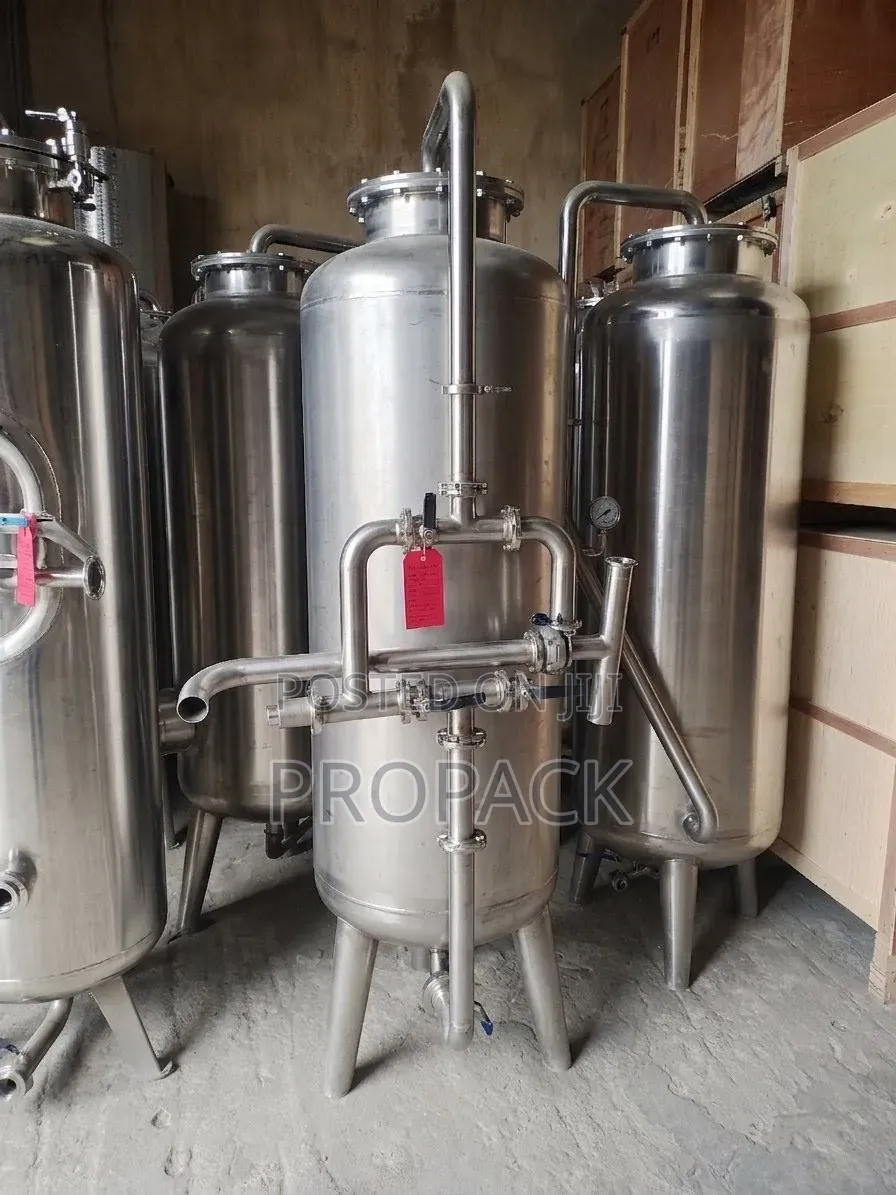 Industrial Stainless Steel Water Filter Tank - 5000l/Hr