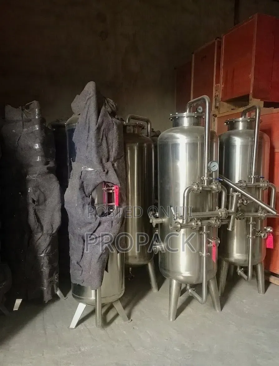 Industrial Stainless Steel Water Filter Tank - 5000l/Hr
