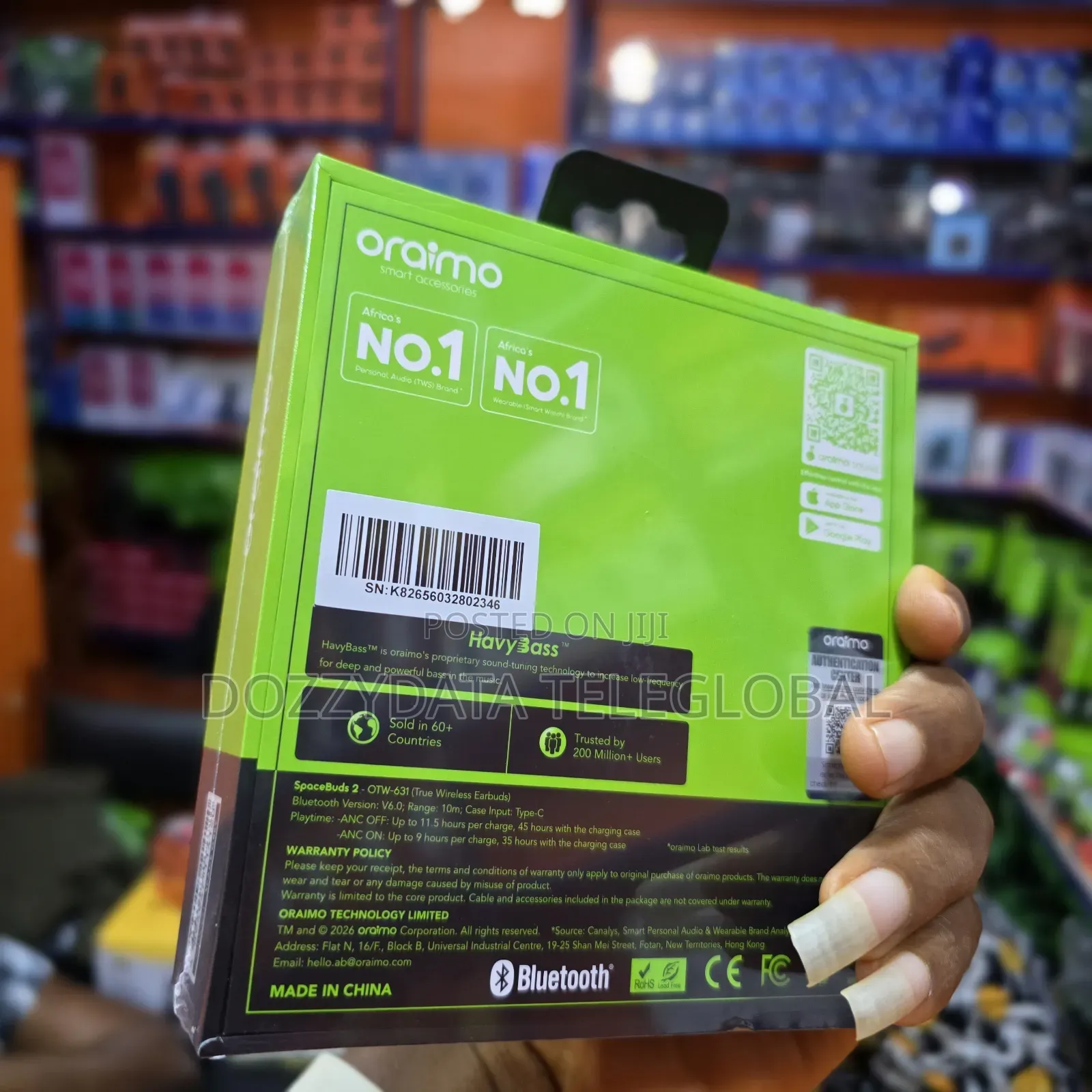 Oraimo Spacebuds 2 Wireless Earbuds Otw-631