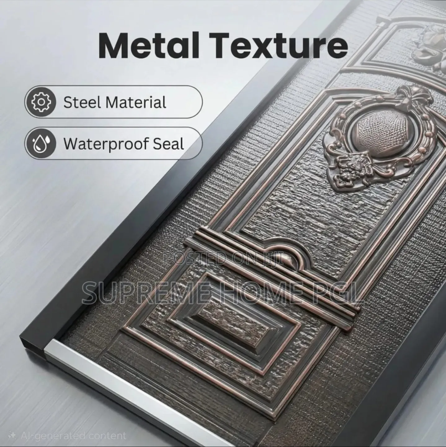 High Quality Copper Cast Security Door
