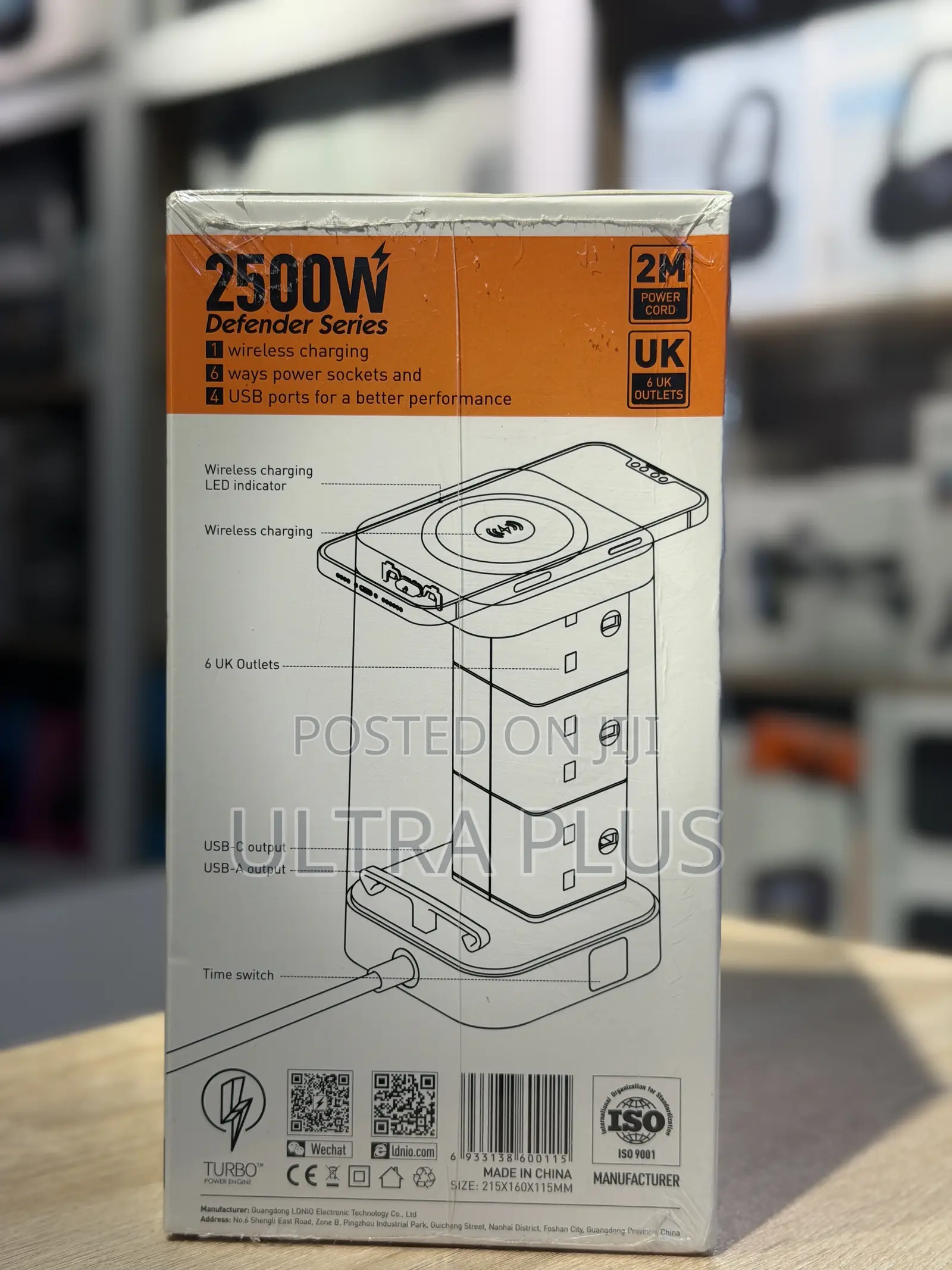 Ldnio Skw6457 2500w Multifunctional Power Extenion