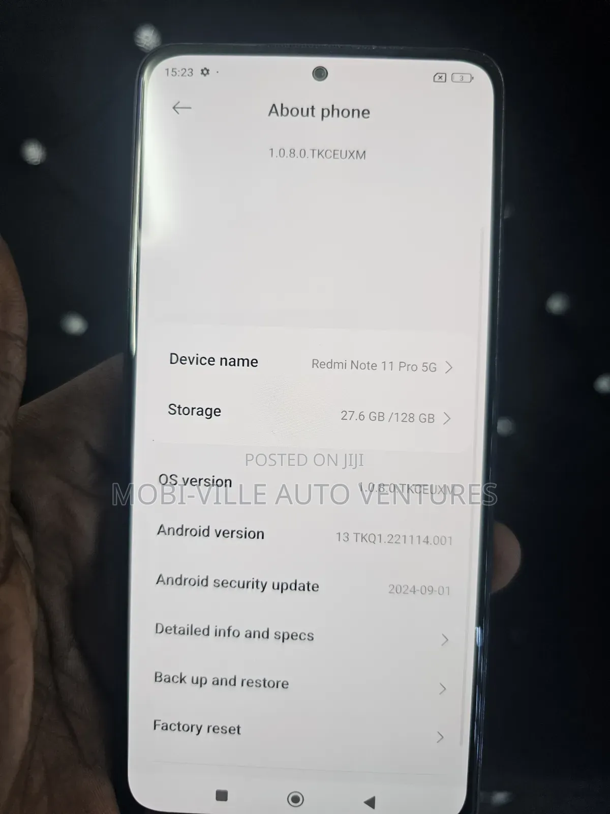Xiaomi Redmi Note 11 Pro 5G 128 GB Red