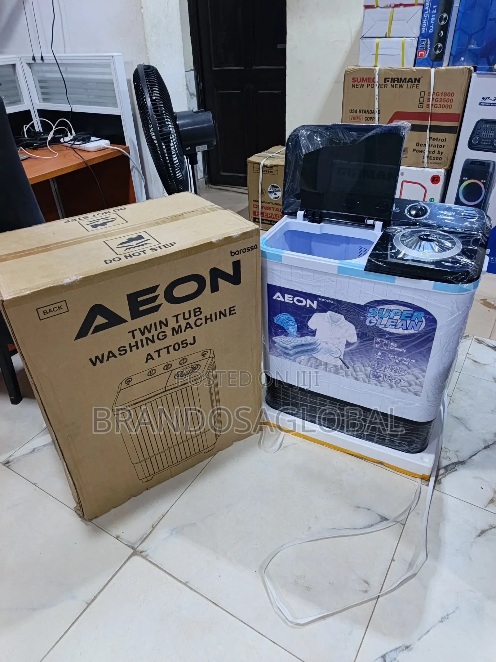 Aeon 5kg Twin Tub Washing Machine[Att05j]Fastefficient Laundry Machine