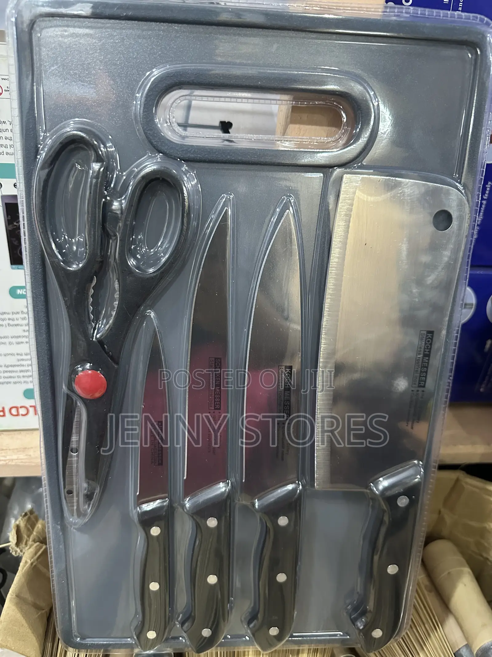 6in1 Cutting Board With Knife Set and Scissors