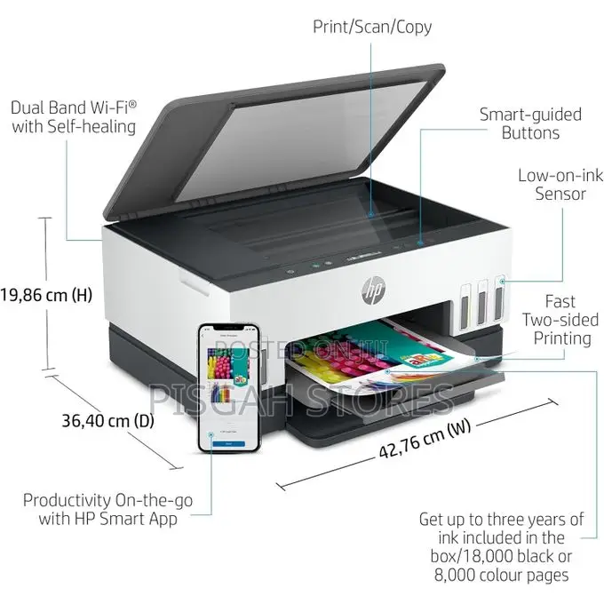 Hp Smart Tank 670 All-in-One Printer (6uu48a)