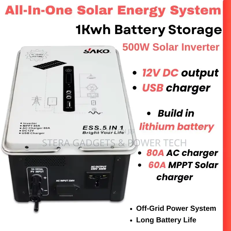 Sako Alpha Ess 500w Solar Generator System