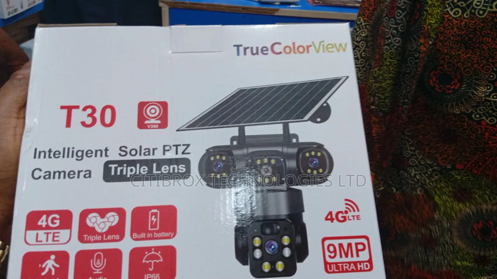 Intelligent Solar Triple Lens Camera - T30