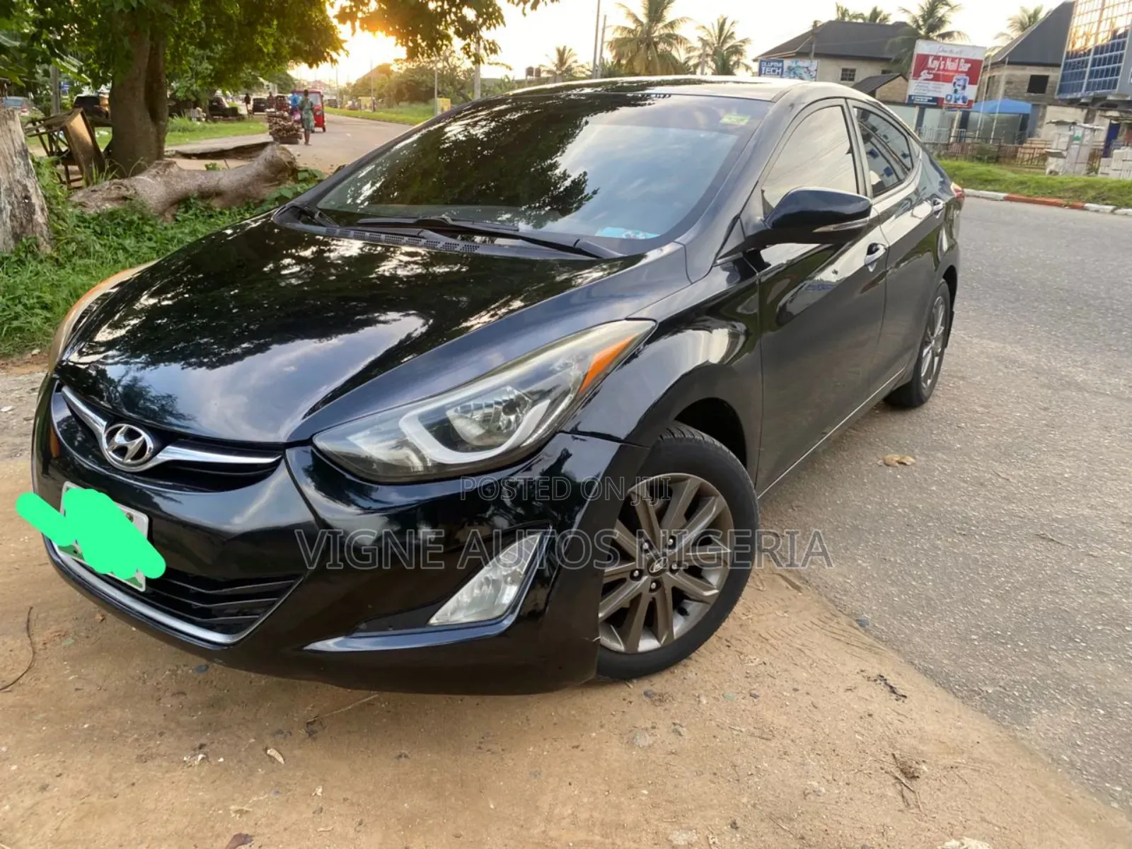Hyundai Elantra Limited 4dr Sedan (1.8L 4cyl 6A) 2015 Black