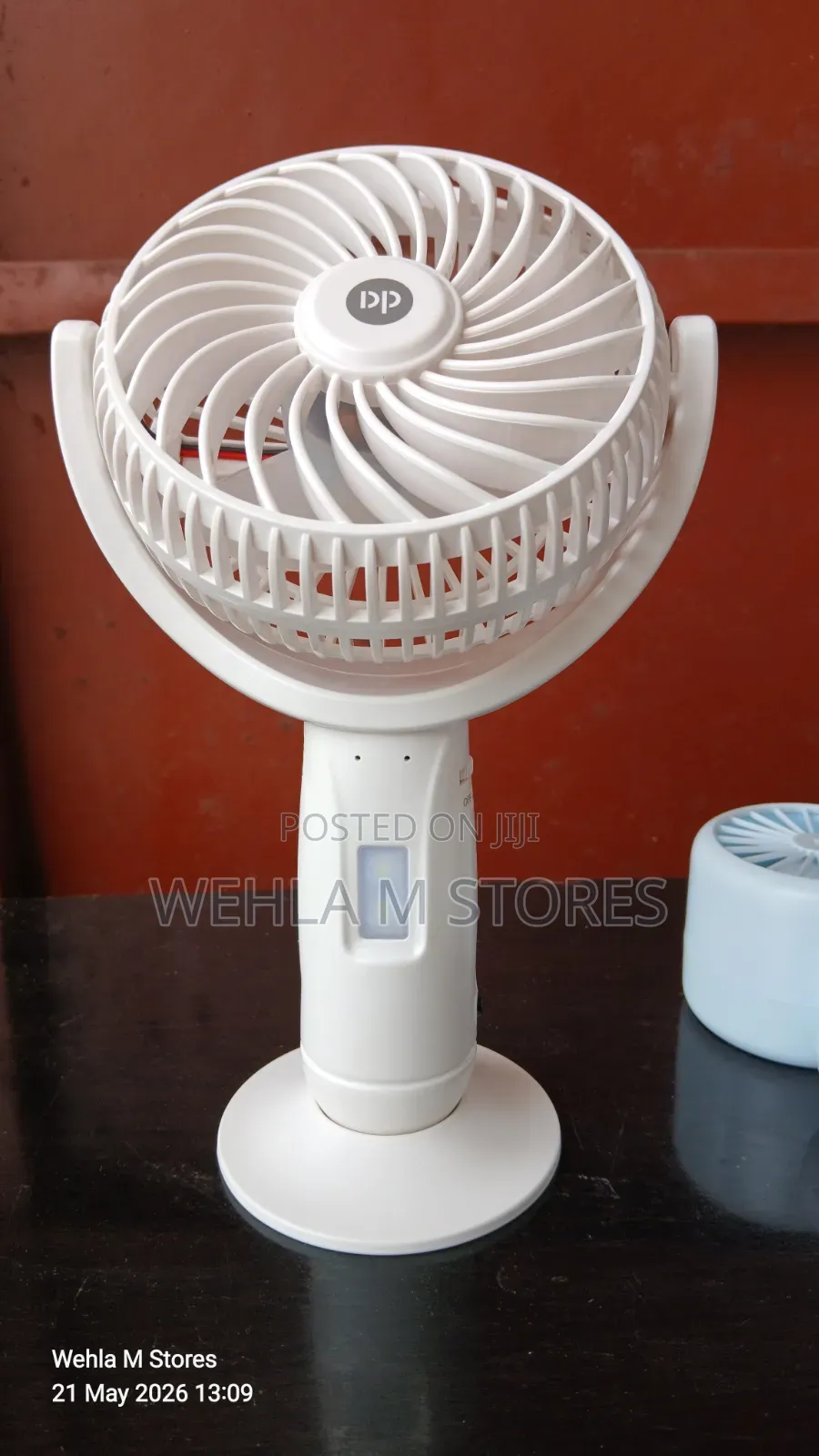 Dp Desktop Portable Rechargeable Fan- Dp 7606
