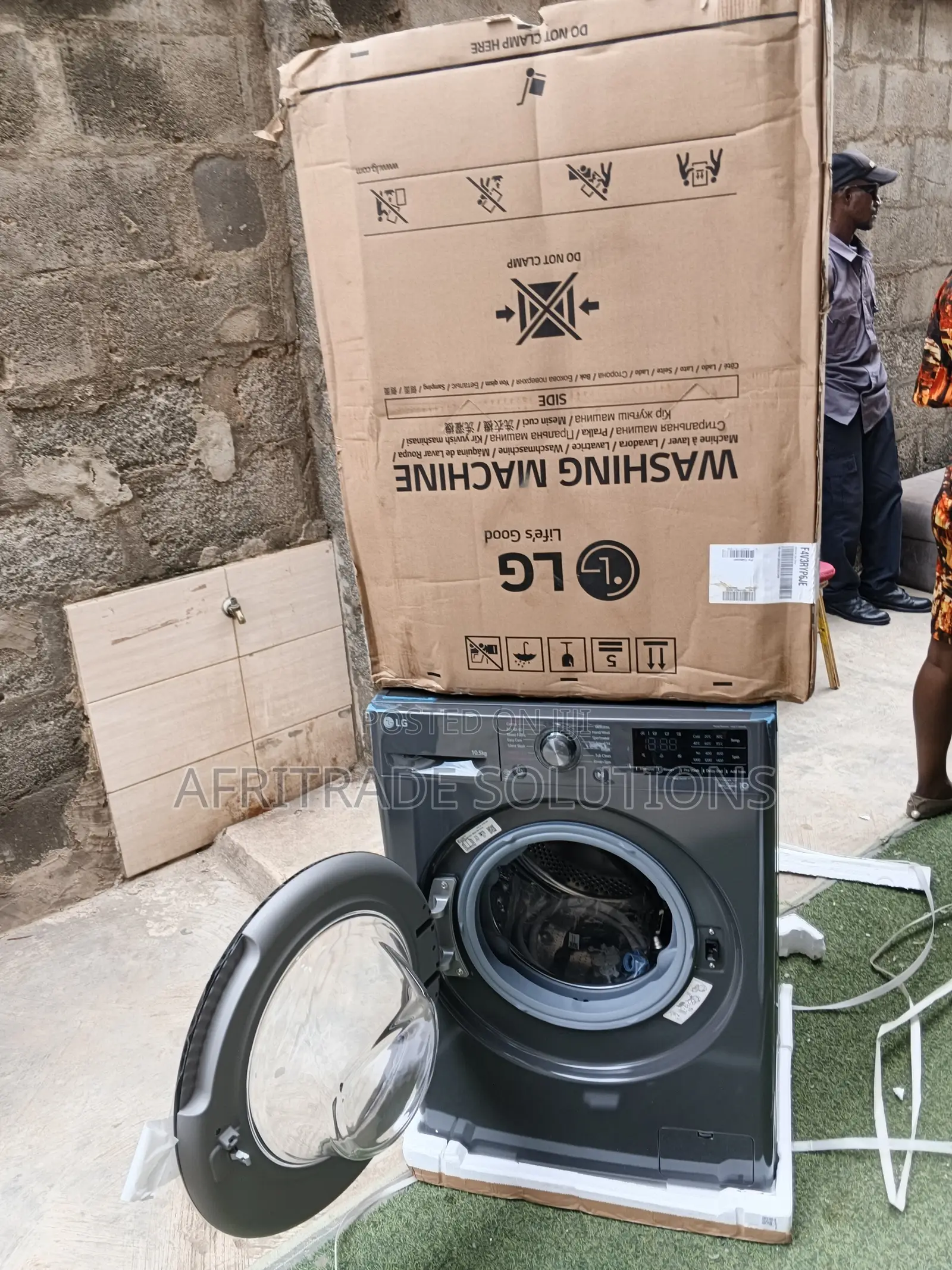 Lg Front Load Smart Washer and Spinner 10.5kg