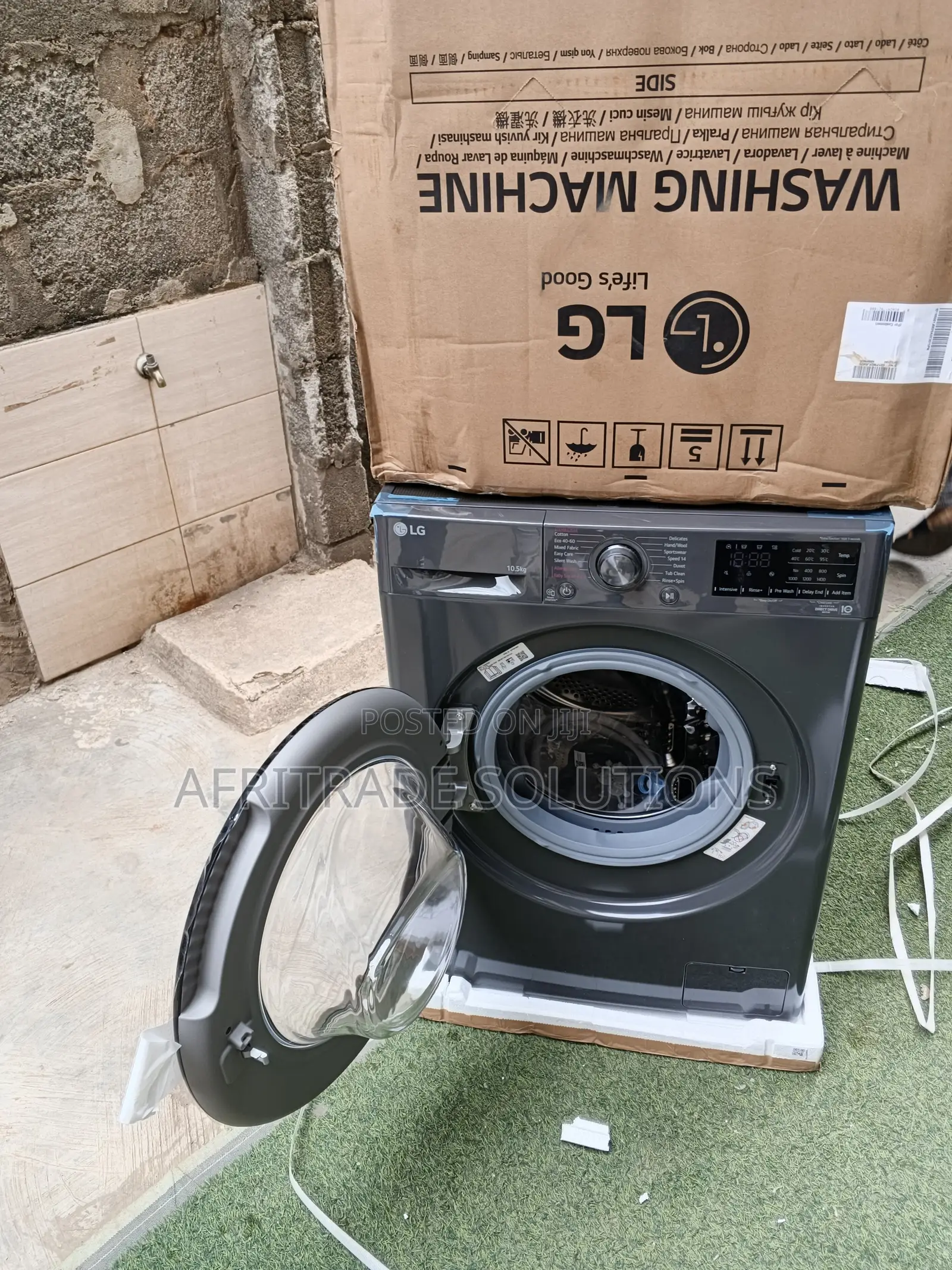 Lg Smart Care 10.5kg Automatic Front Load Washer