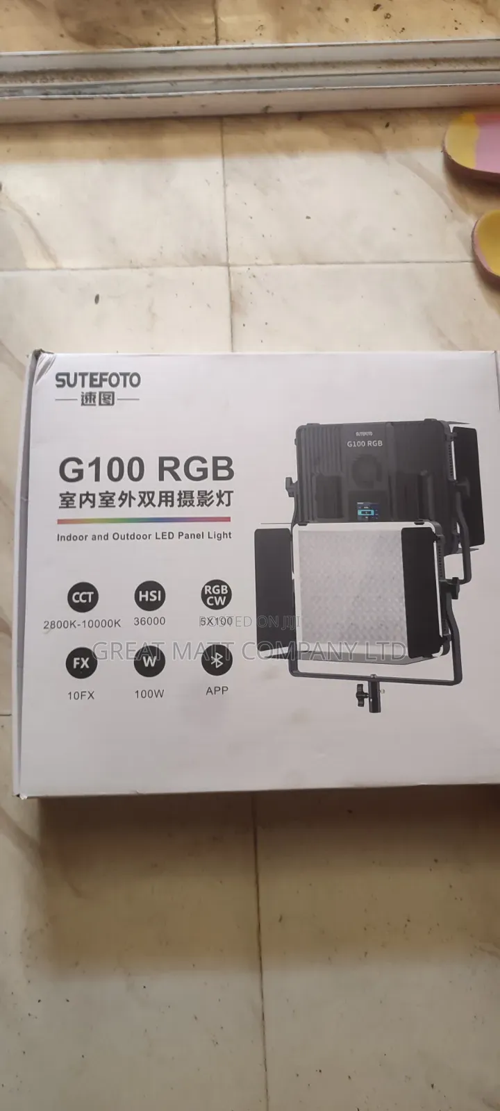 Sutefoto G100 RGB Light