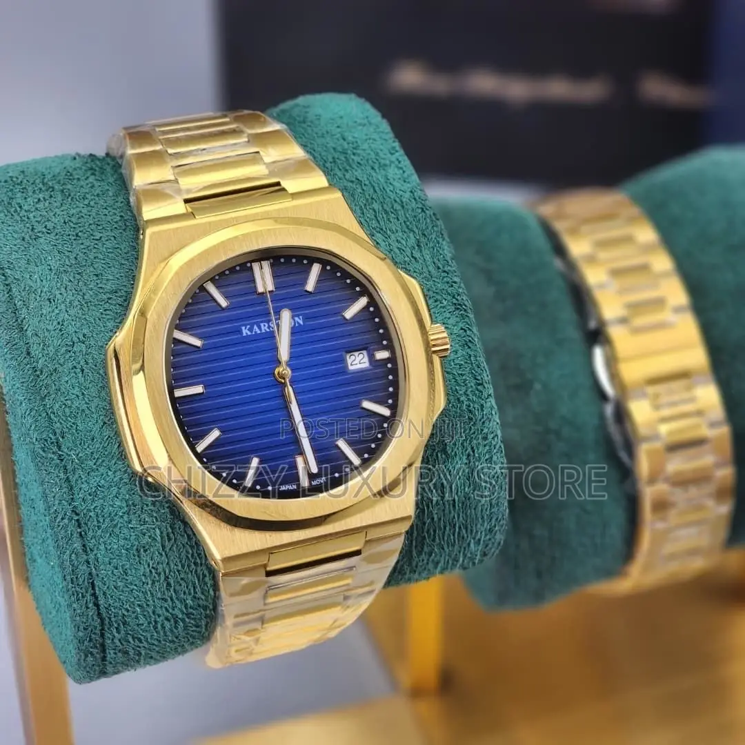 Karson Quality Luxury Men Chain Strap Wristwatch