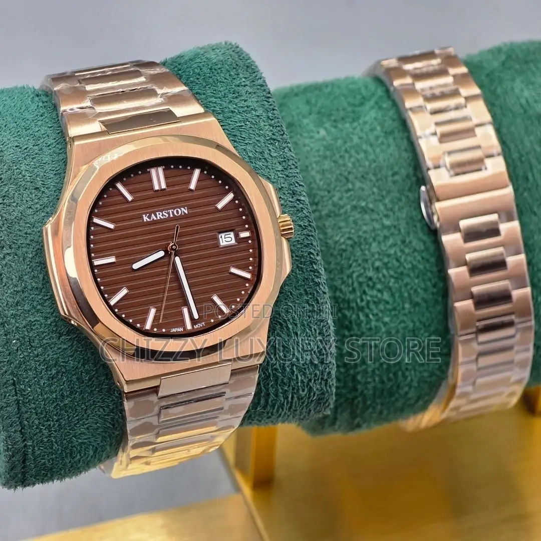 Karson Quality Luxury Men Chain Strap Wristwatch