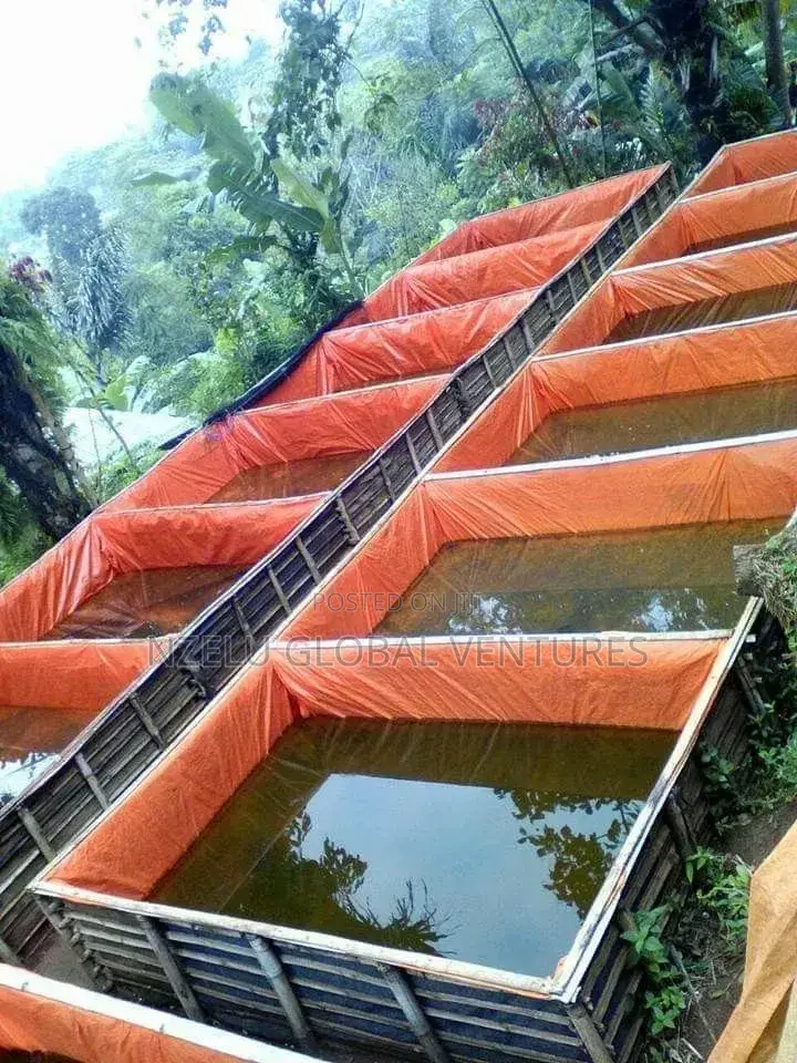 Fish Pond Tarpaulin - Strong Waterproof Pond Liner