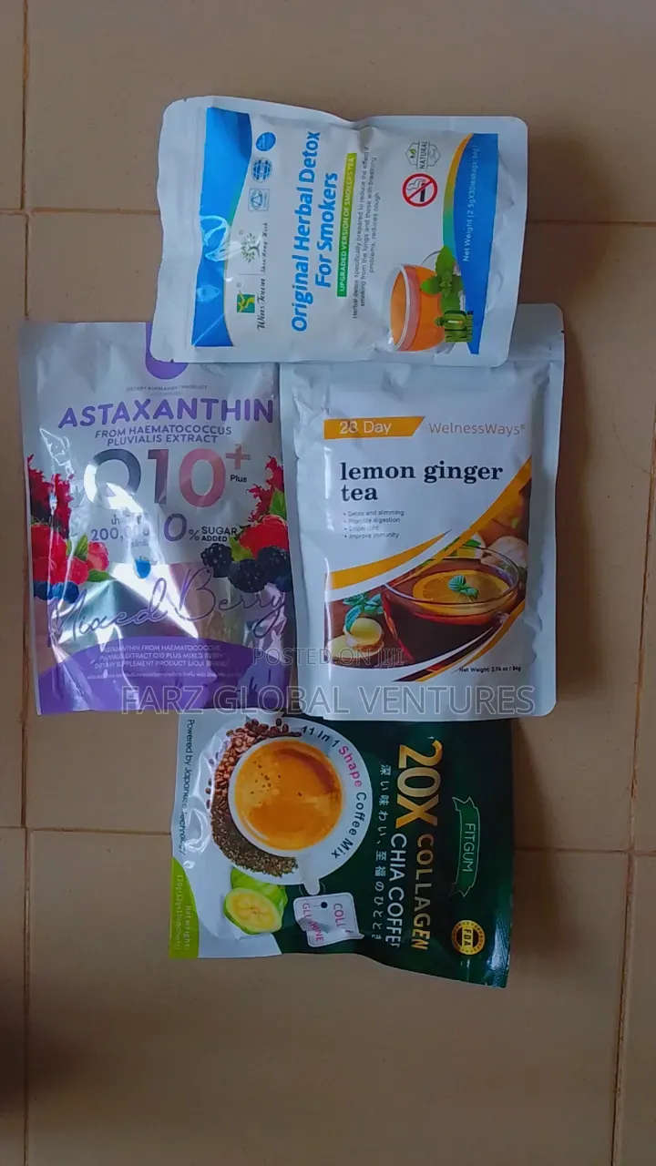 Astaxanthin Q10+ and Detox Powder