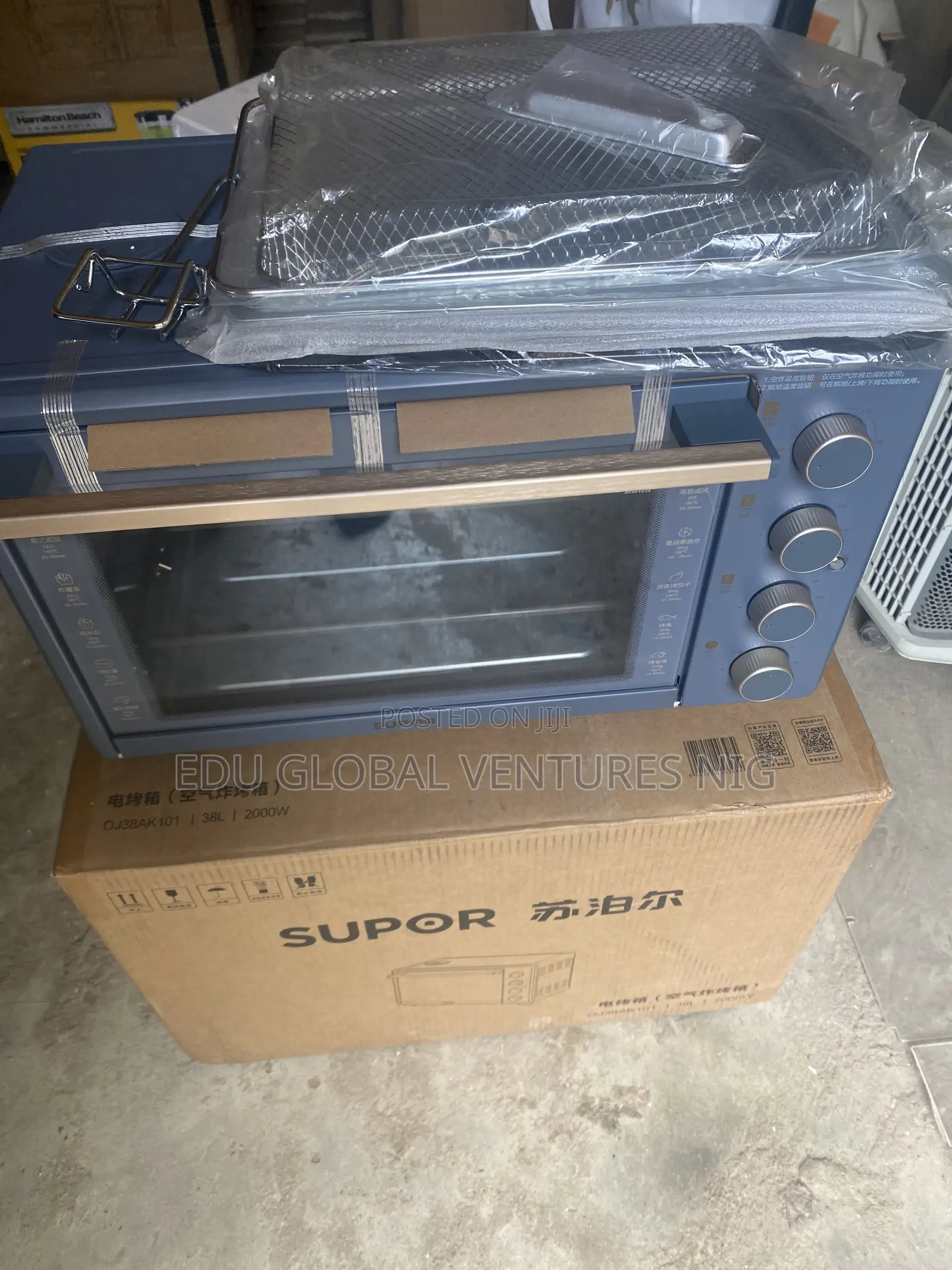 Supor Classic 38litres Steam Airfryer Oven. 2000watts.