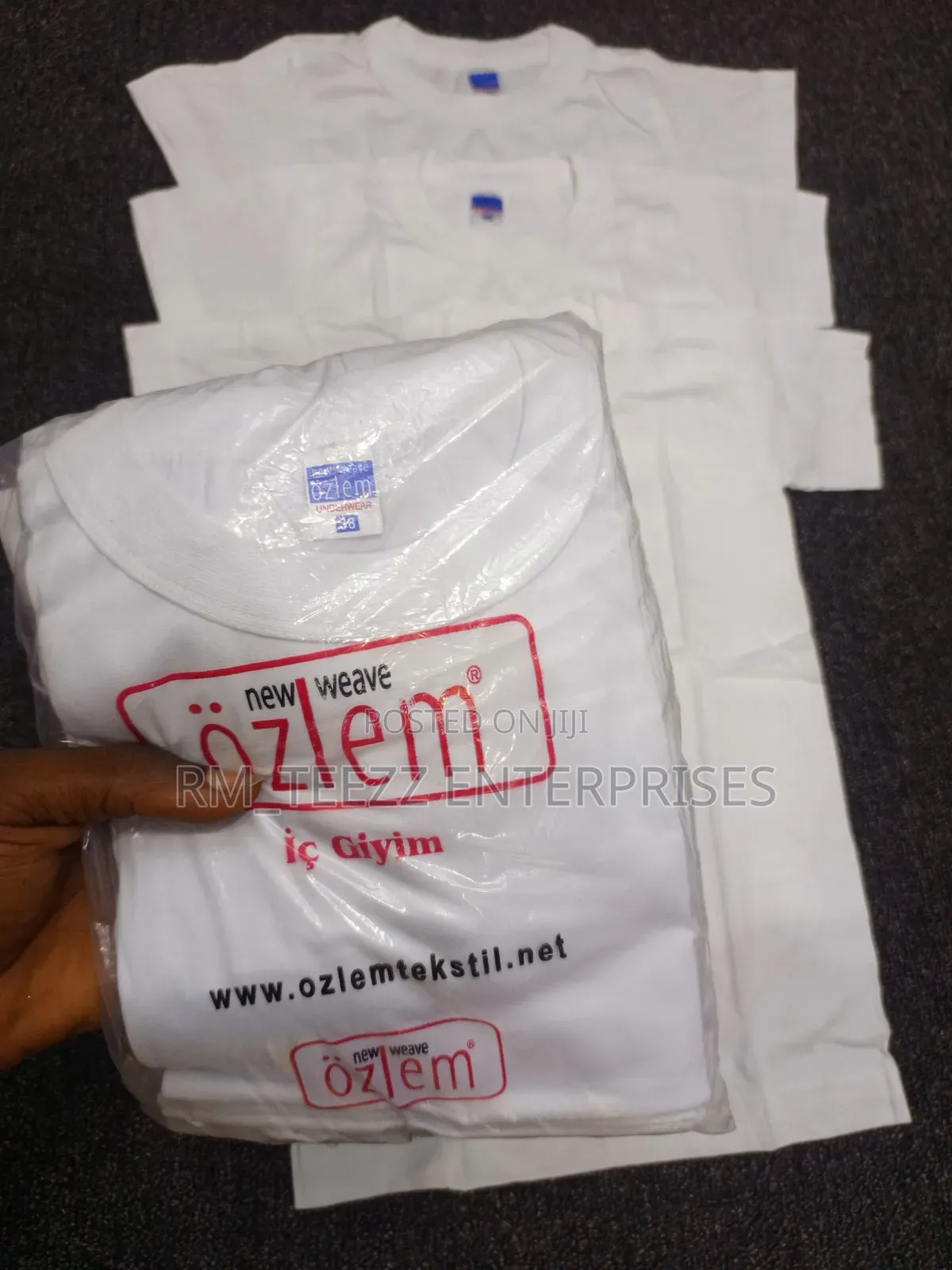 Ozlem White Round-Neck T-Shirts for Children