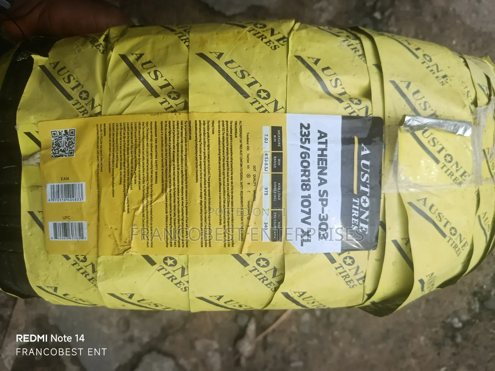 235/60r18 Austone Tyre
