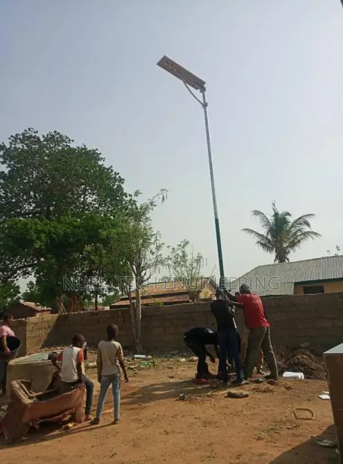Solar Street Light Project Installation