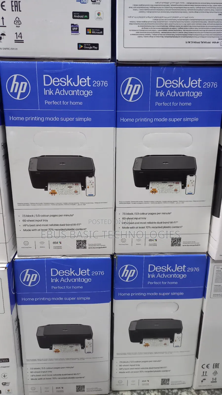 Hp Deskjet Ink Advantage 2976 All in One Printer