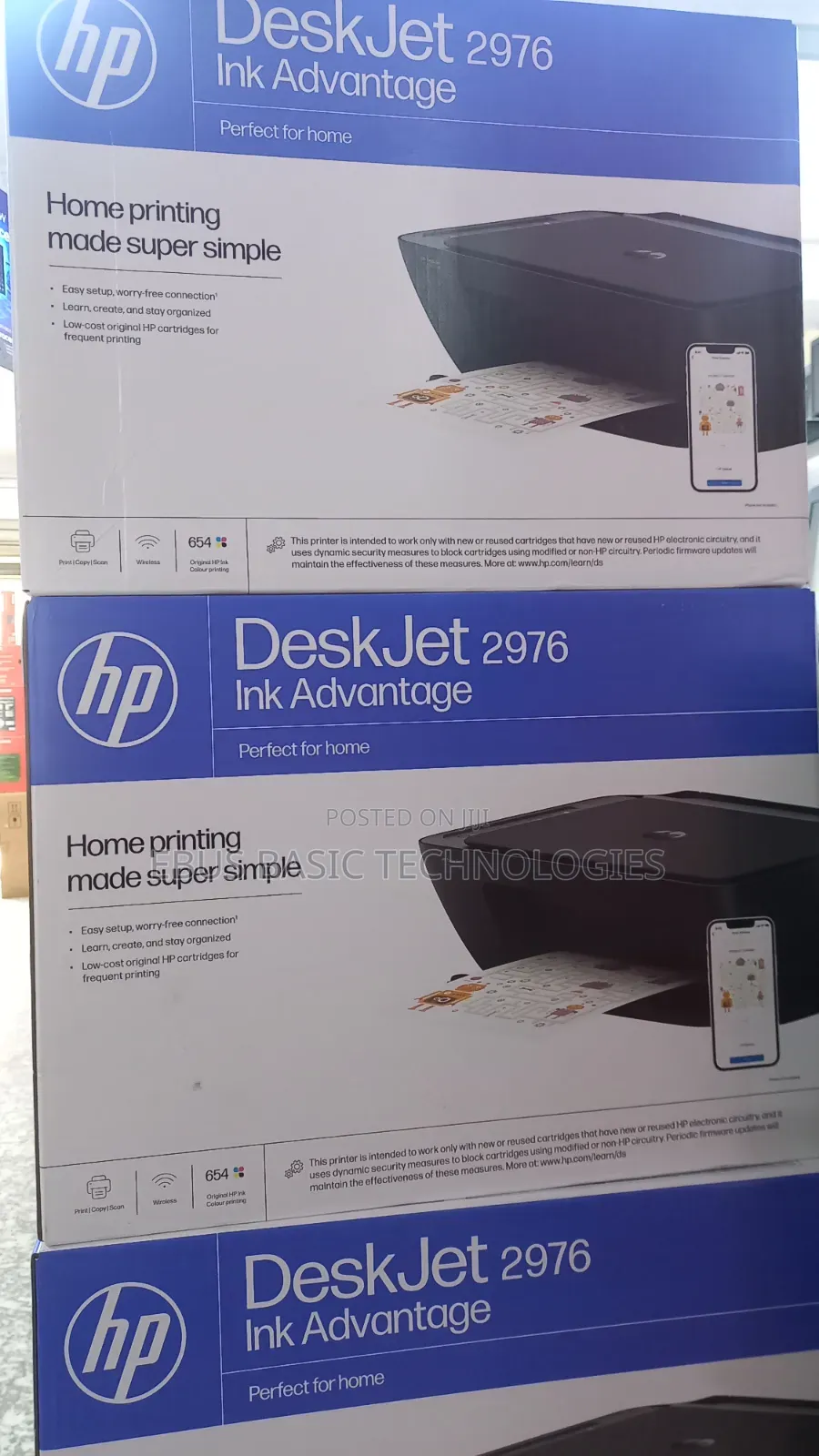 Hp Deskjet Ink Advantage 2976 All in One Printer