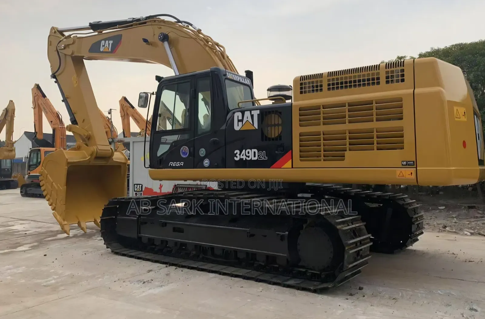 Foreign Used Excavator Cat 349d2 50 Ton