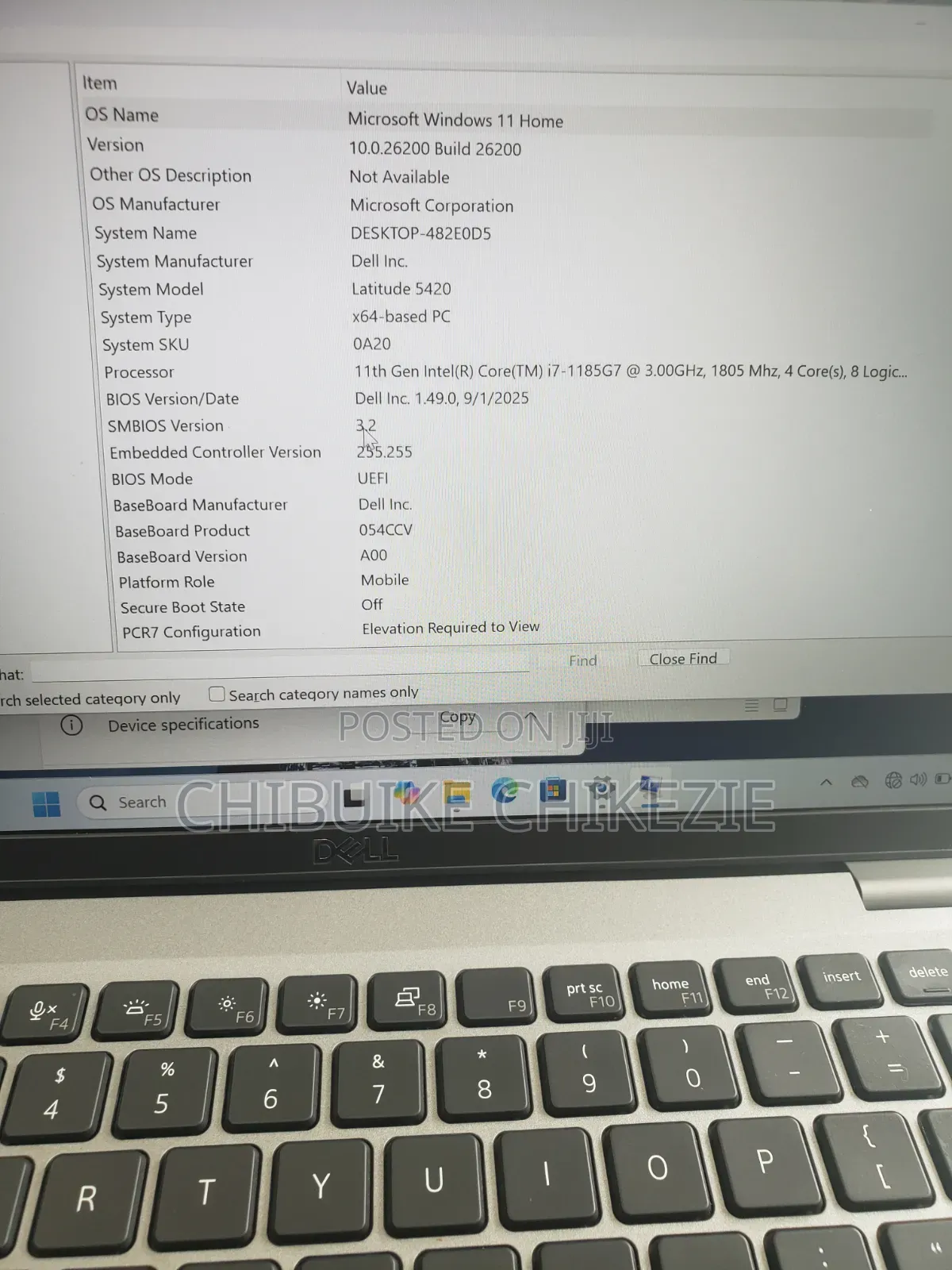 Laptop Dell Latitude 5420 16GB Intel Core i7 SSD 512GB