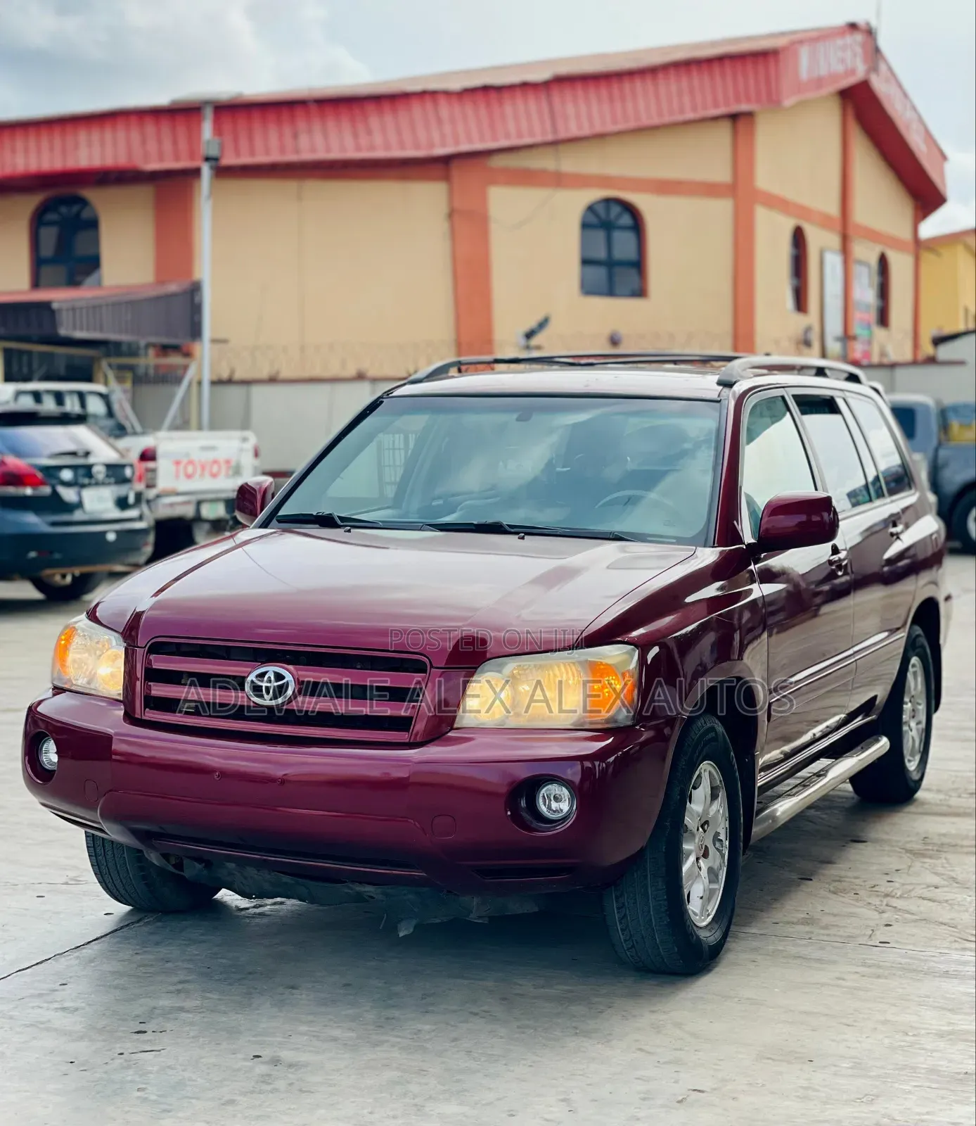 Toyota Highlander 2006 Burgundy