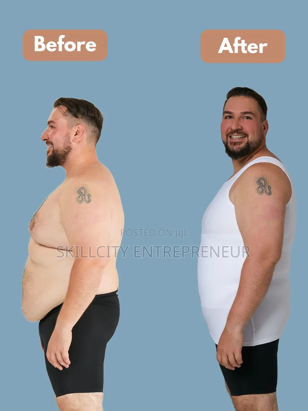 Slim 'N Lift Tummy Shaper Slimming Vest for Men