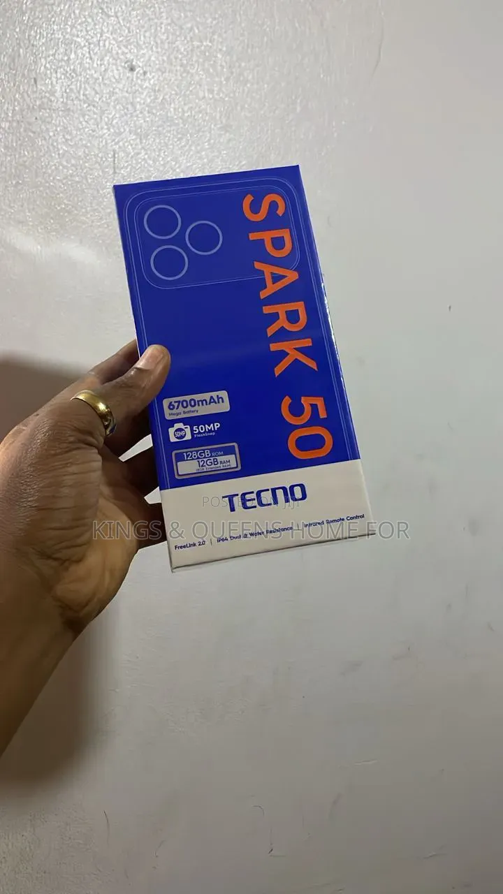 New Tecno Spark 50 128 GB Black