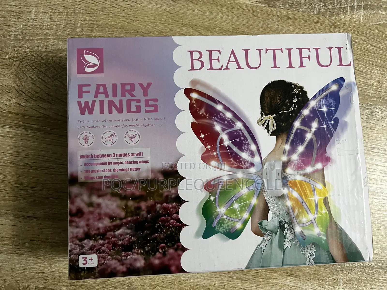 Electric Butterfly Fairy Wings