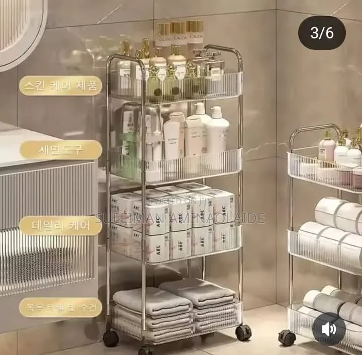 4layers High Quality Acrylic Trolley