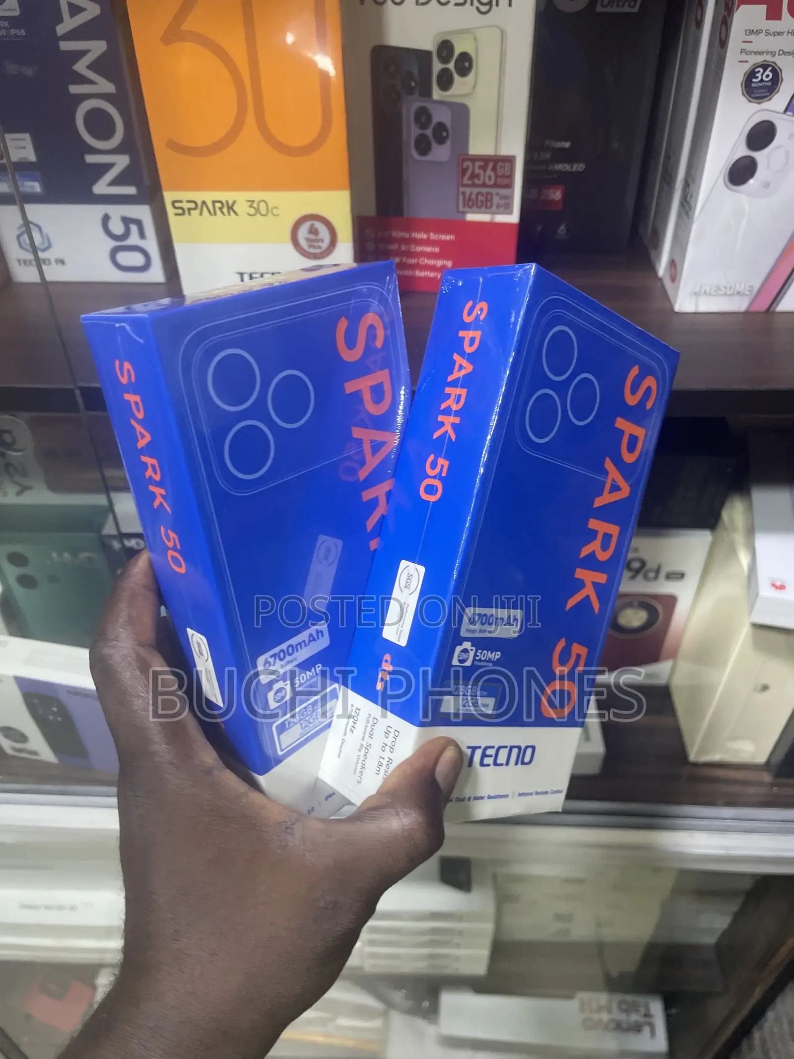 New Tecno Spark 50 128 GB Black