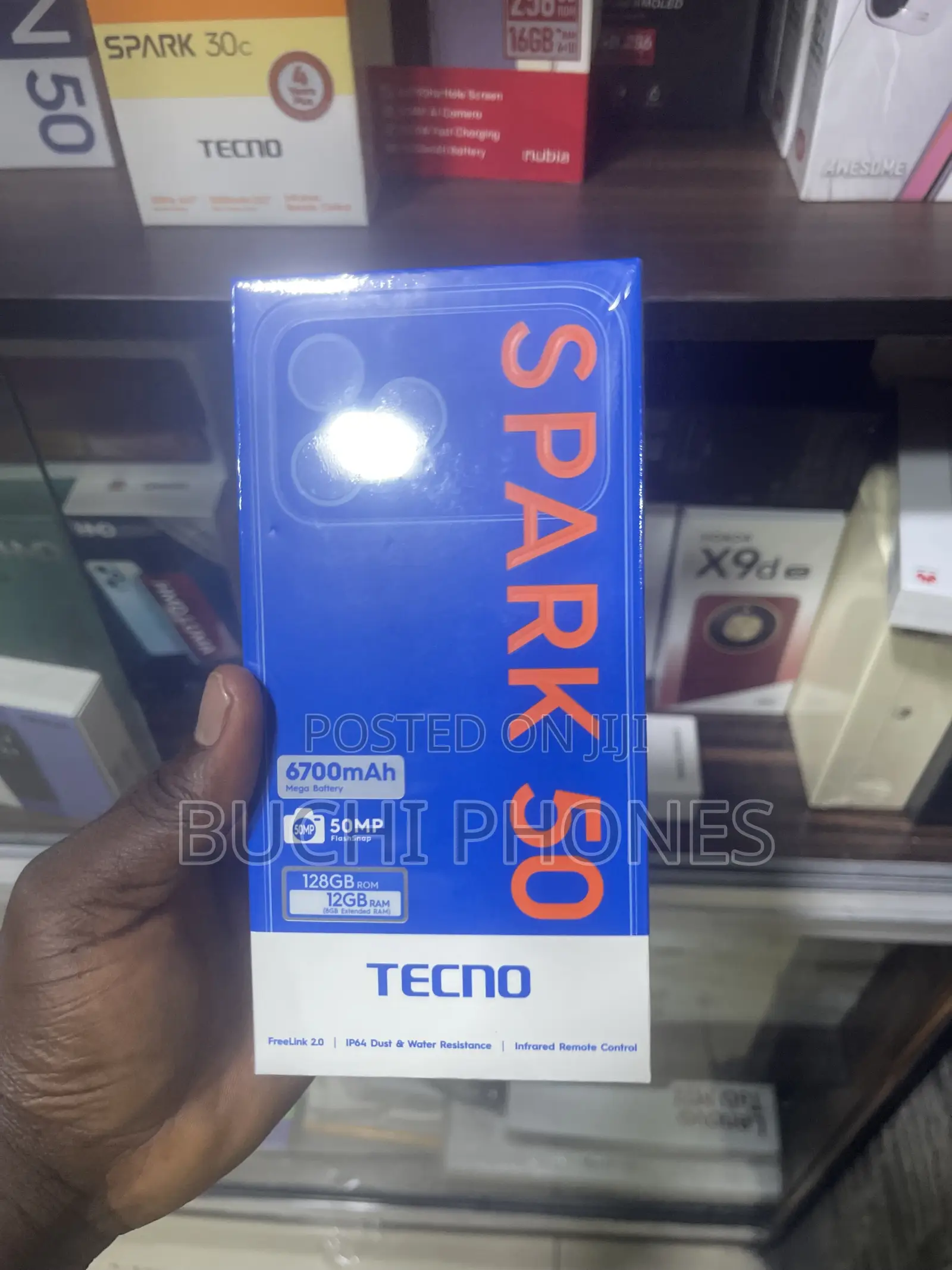 New Tecno Spark 50 128 GB Black