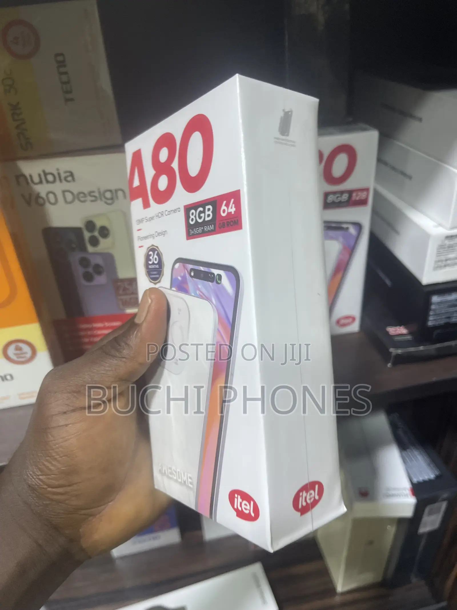 New Itel A80 64 GB Black