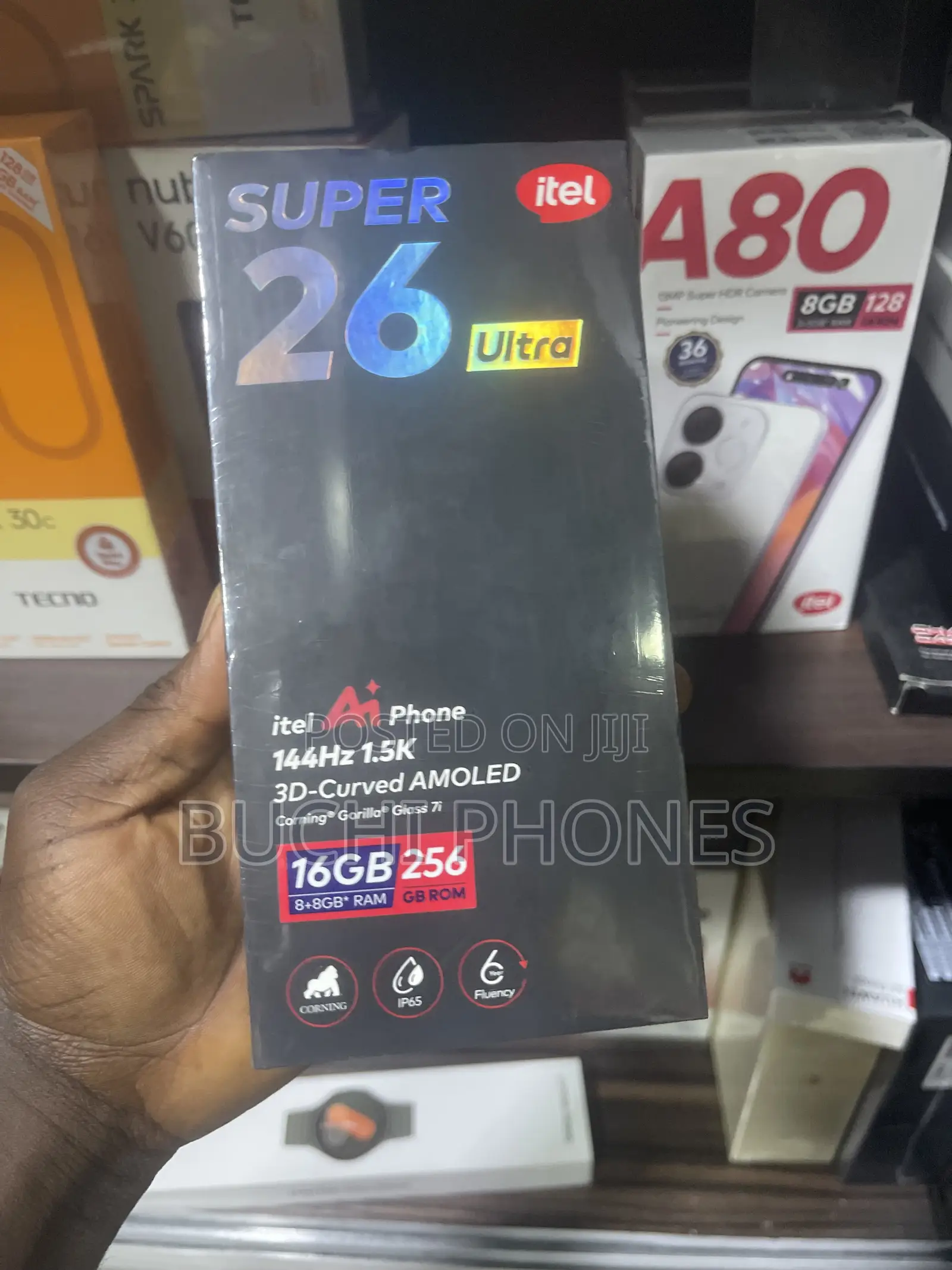 New Itel S26 Ultra 256 GB Black