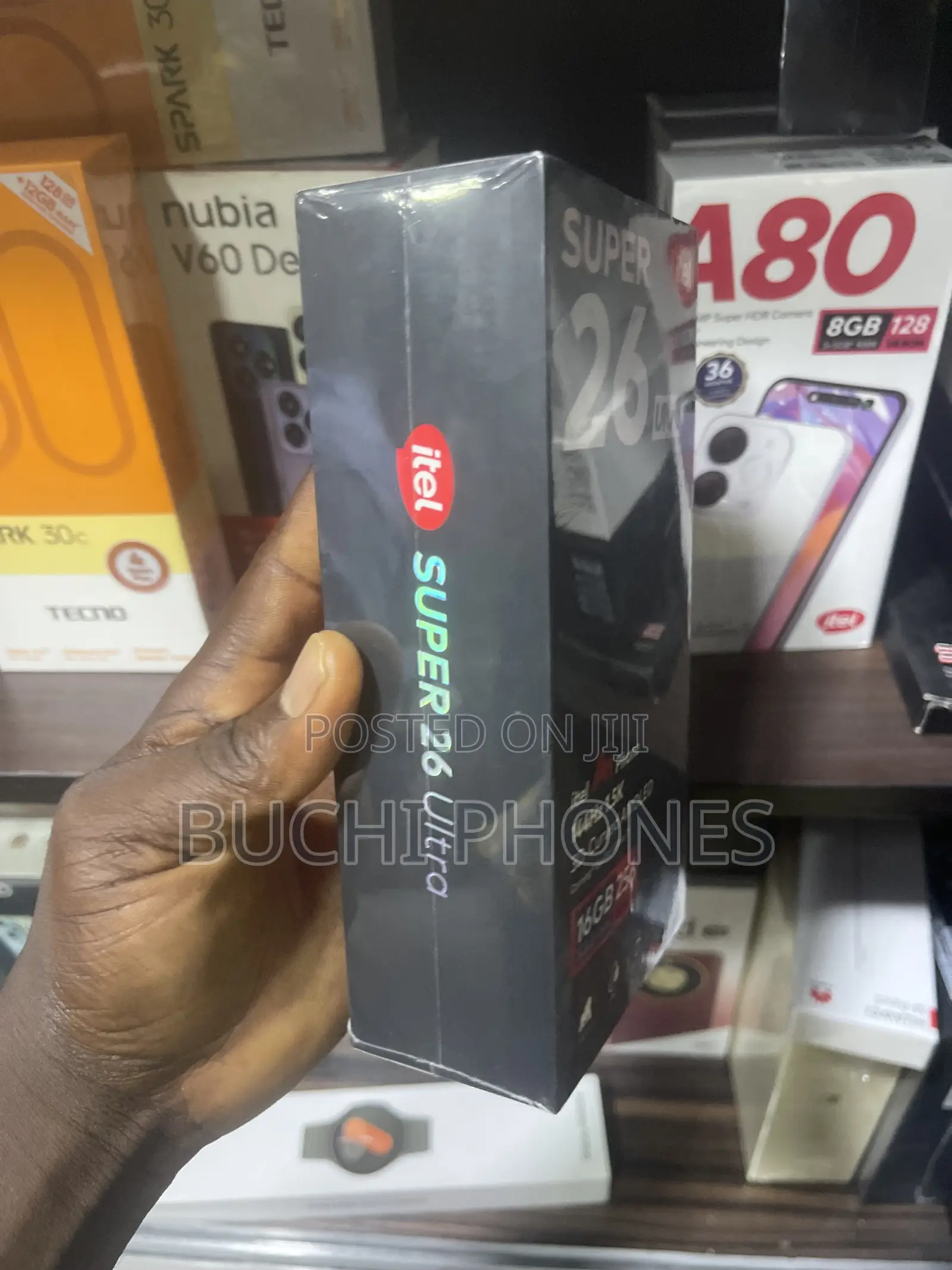New Itel S26 Ultra 256 GB Black