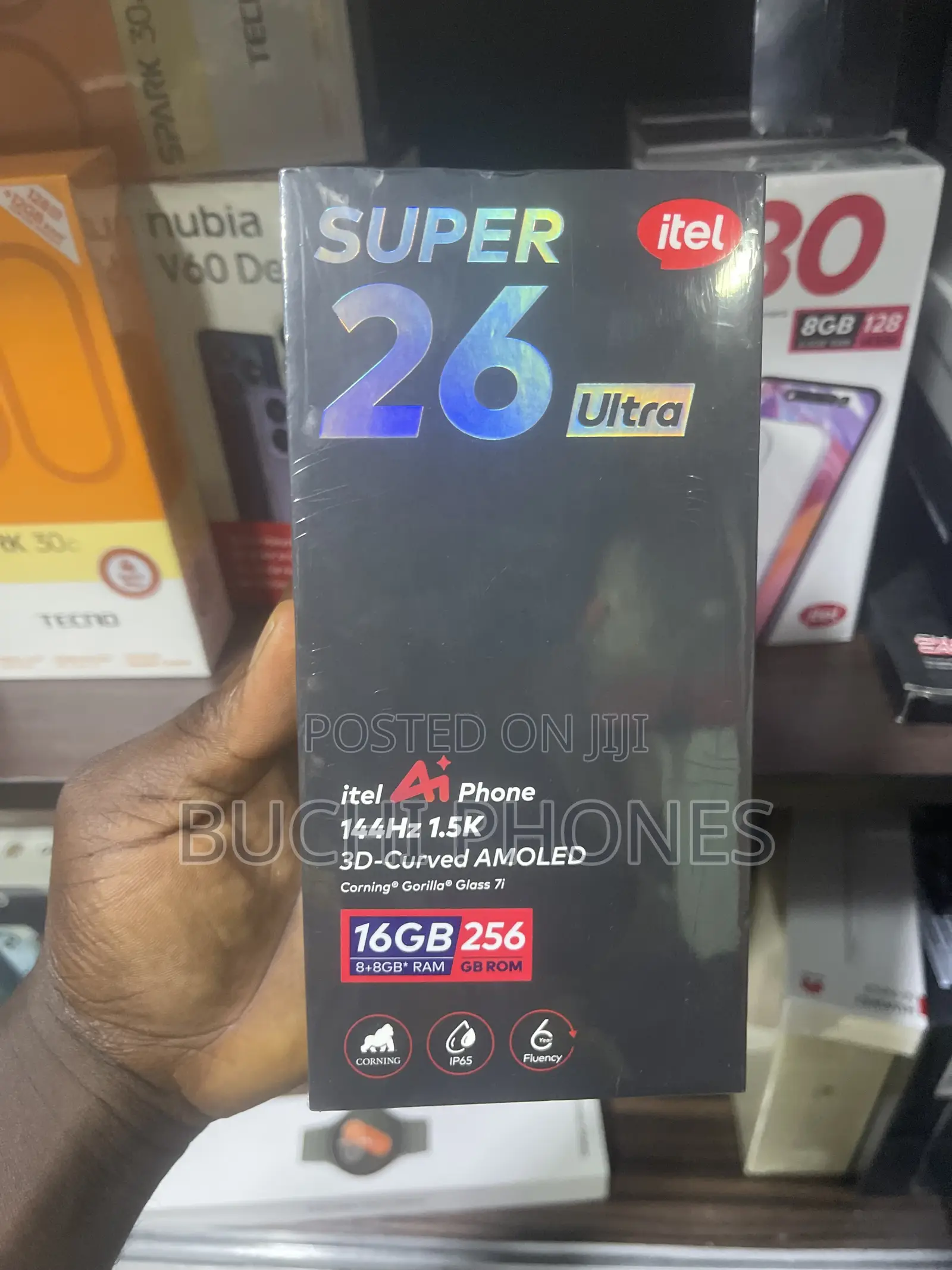 New Itel S26 Ultra 256 GB Black