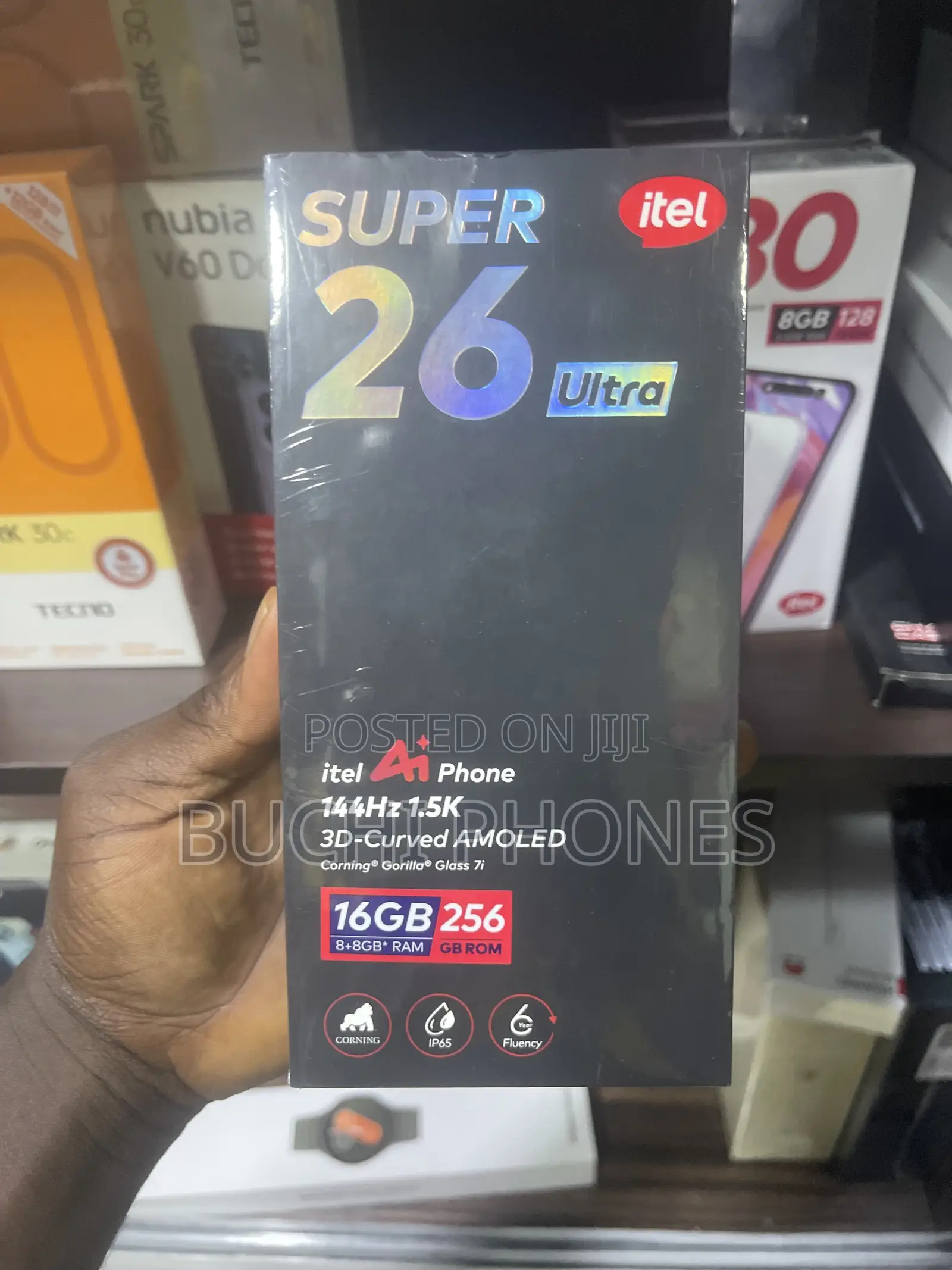 New Itel S26 Ultra 256 GB Black
