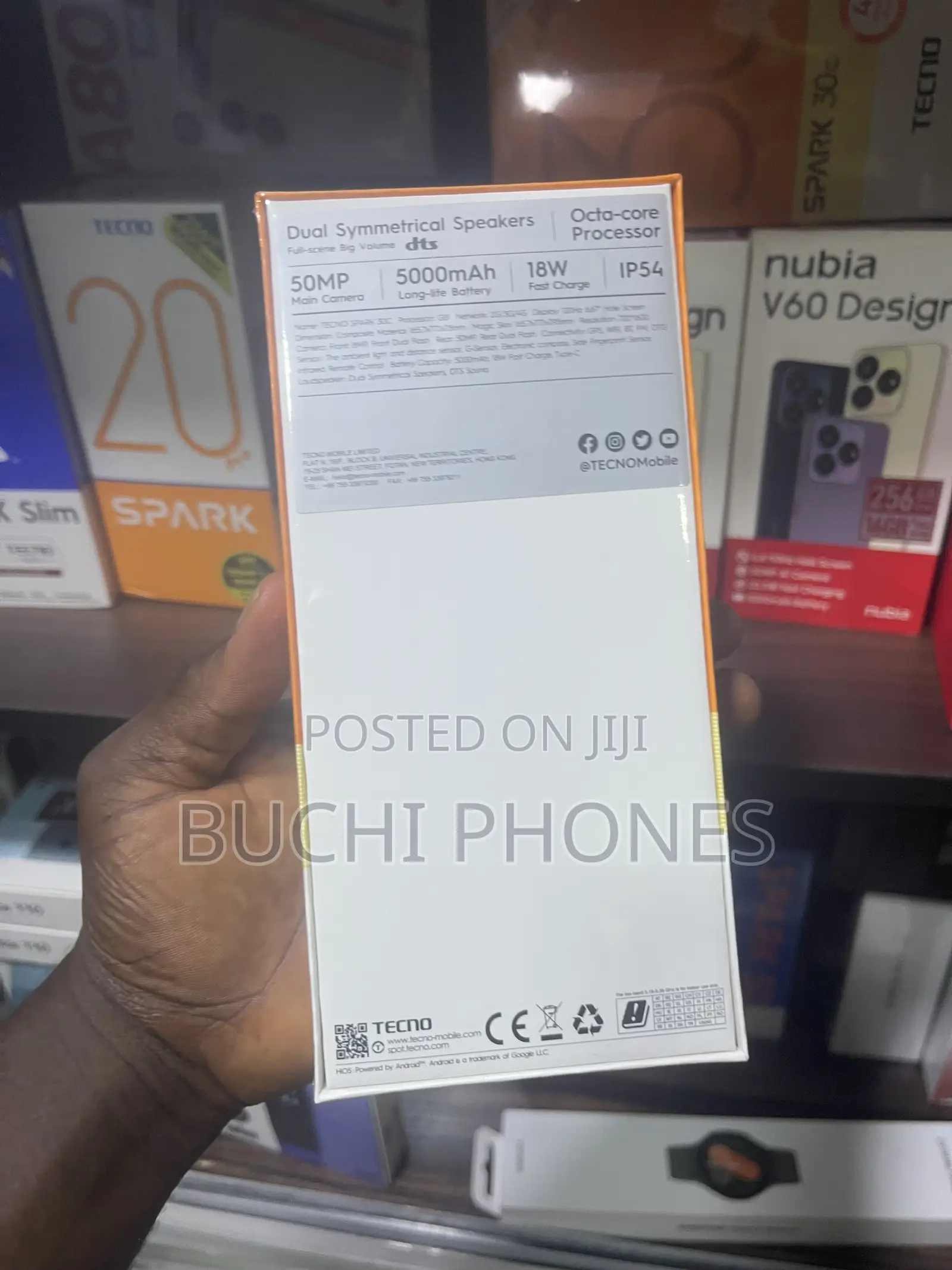 New Tecno Spark 30C 128 GB Black