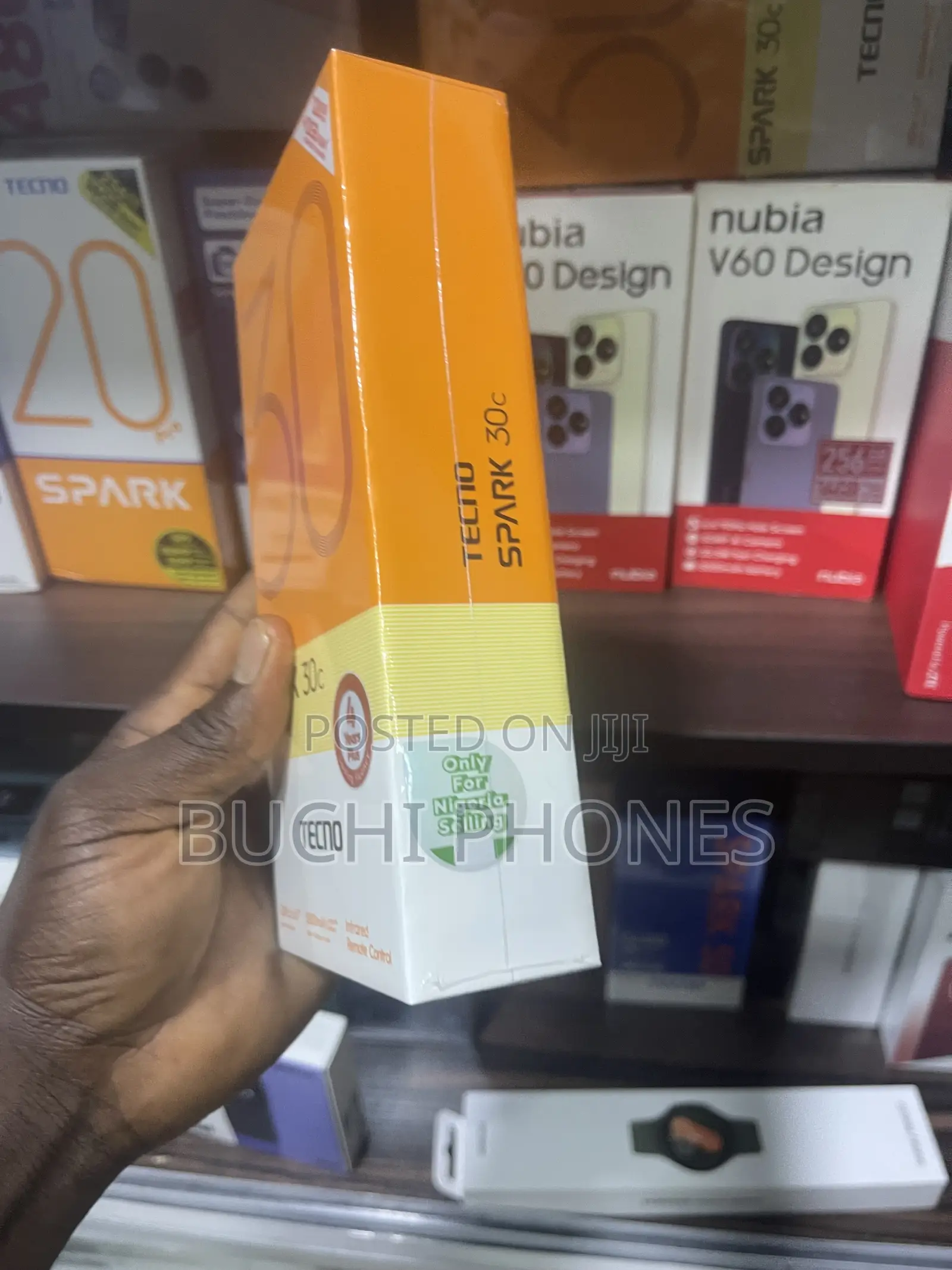 New Tecno Spark 30C 128 GB Black