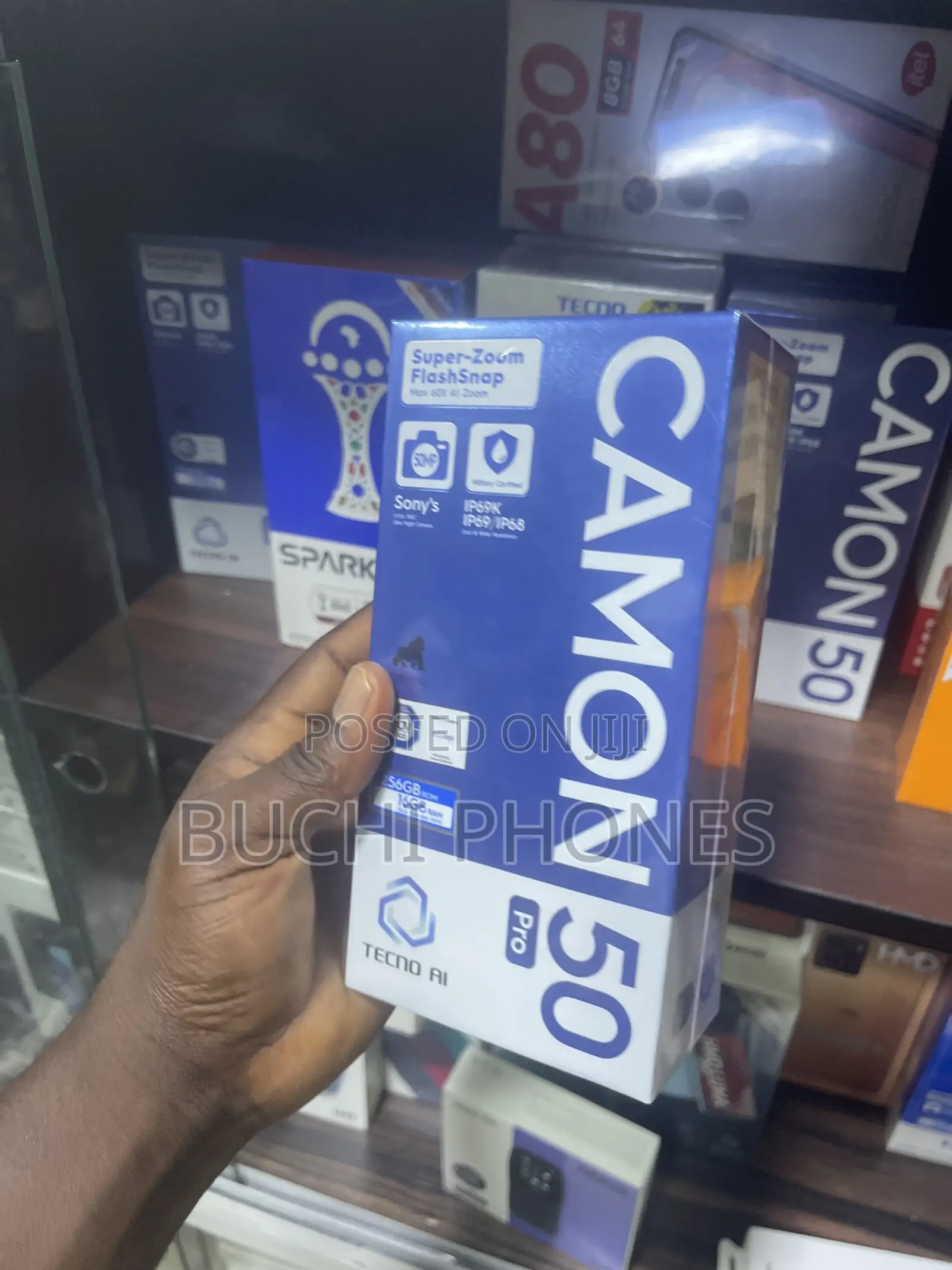 New Tecno Camon 50 Pro 256 GB Black