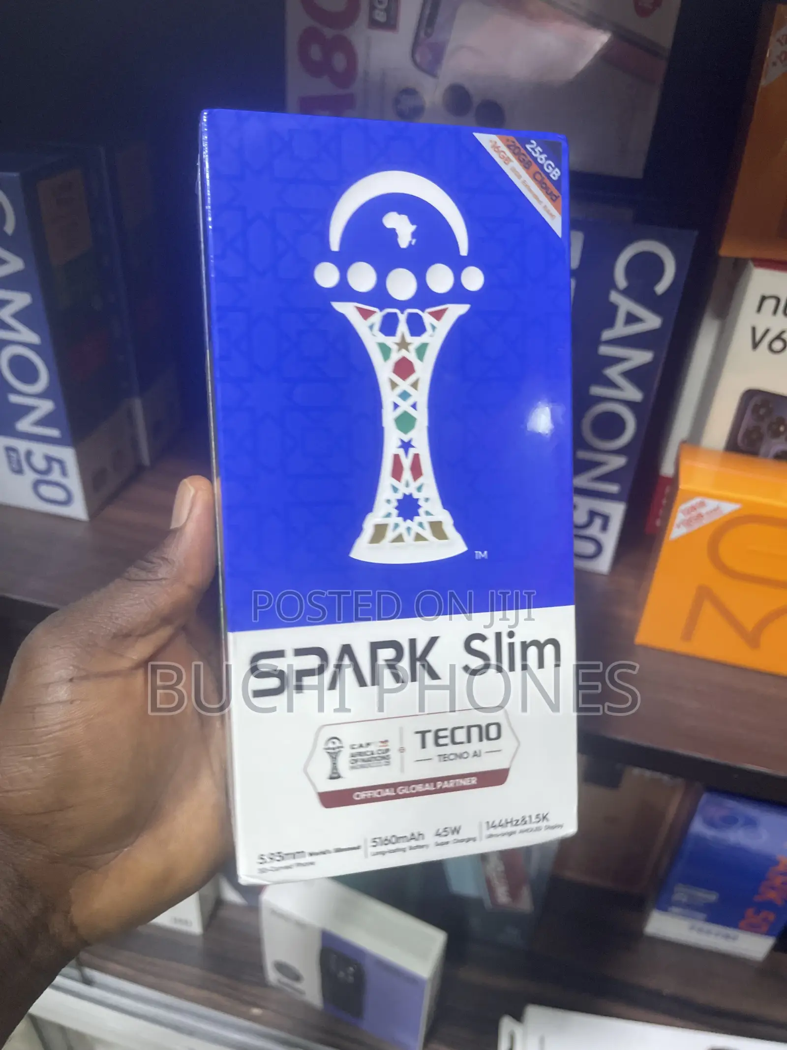 New Tecno Spark Slim 256 GB Black