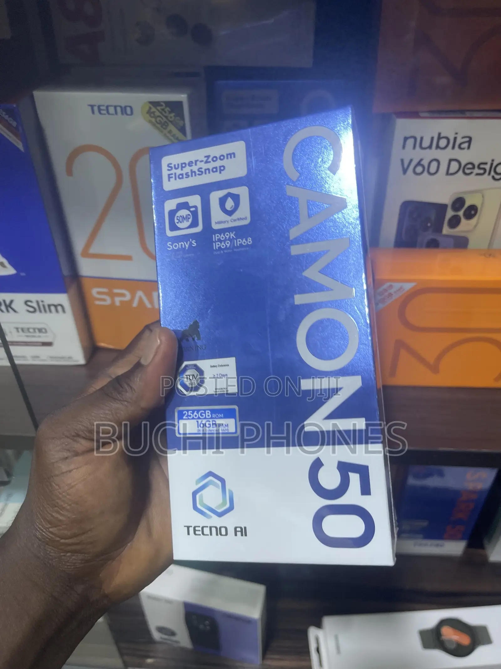 New Tecno Camon 50 256 GB