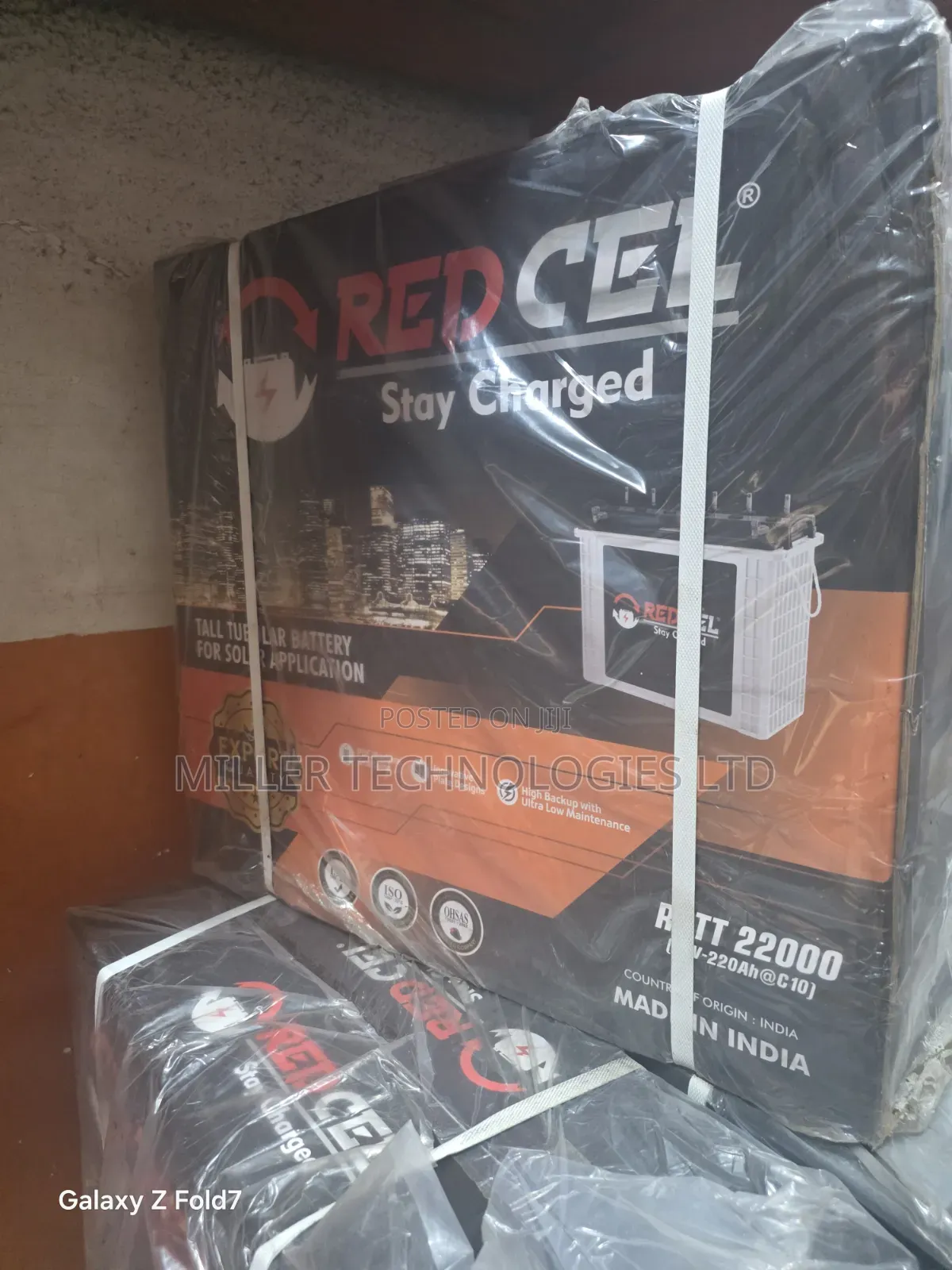 Redcel Tubular Battery 220ah 12v